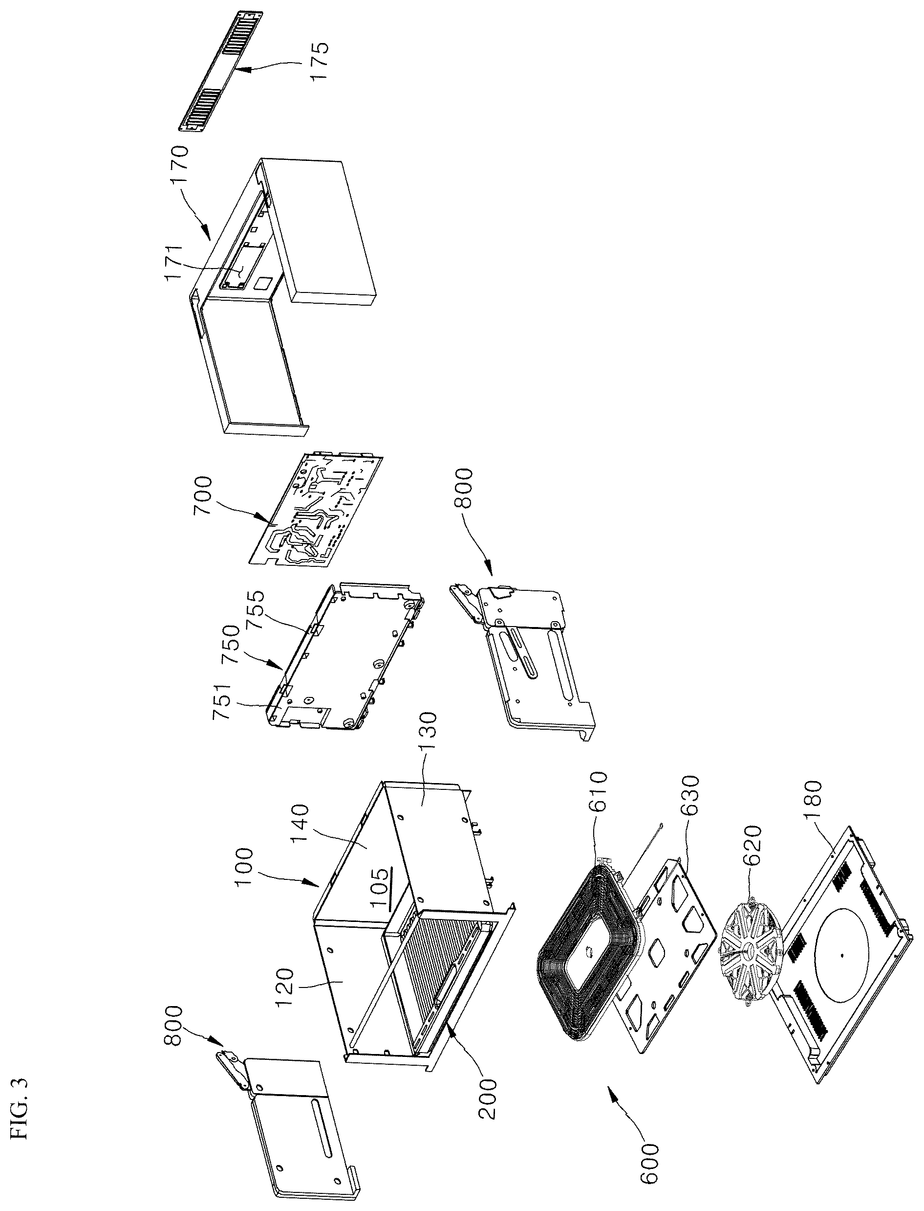 Patent US12305862 Figure 3 – Cooking appliance