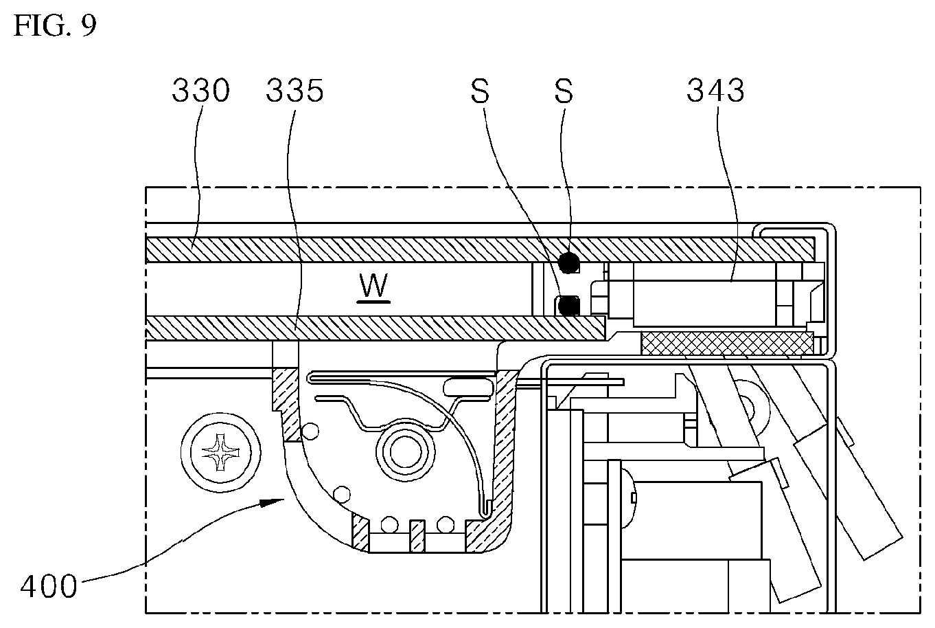 Patent US12305862 Figure 9 – Cooking appliance