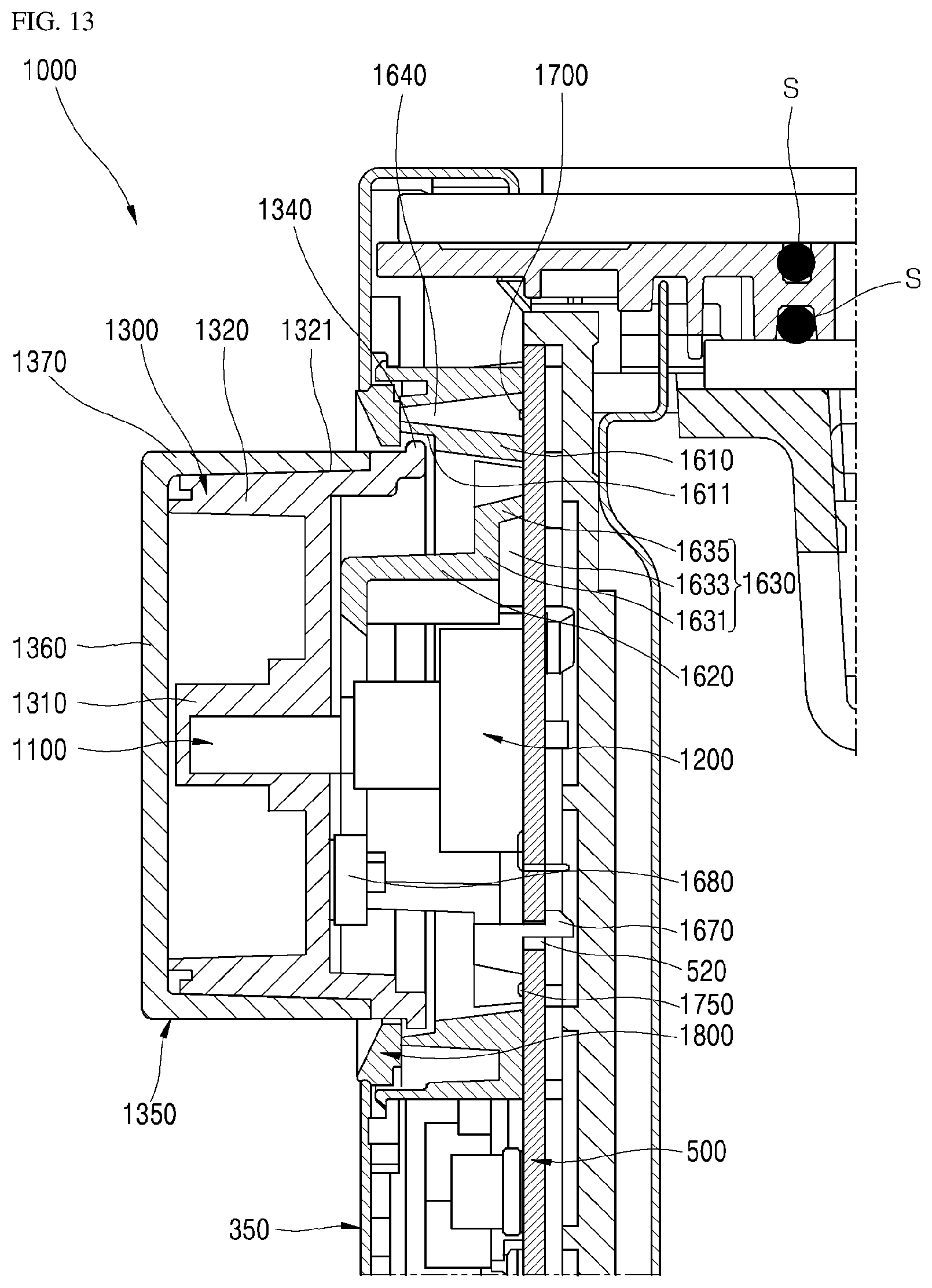 Patent US12305862 Figure 13 – Cooking appliance