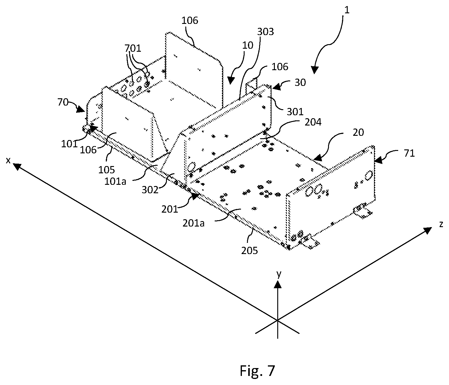 Patent US12305866 Figure 4 – Support assembly for a motocondensing unit