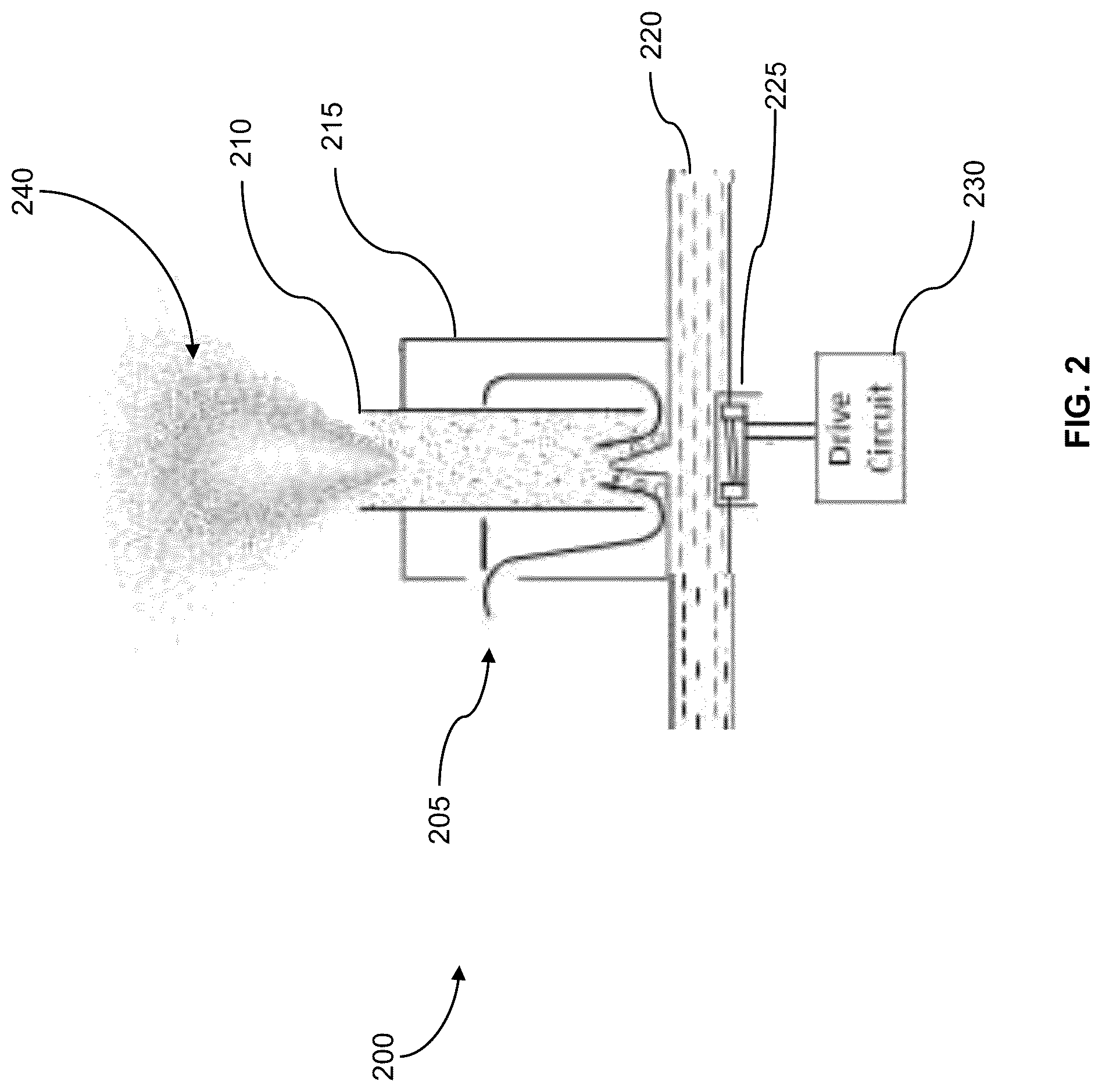 Patent US12305867 Figure 2 – System and method for nebulizer failure detection