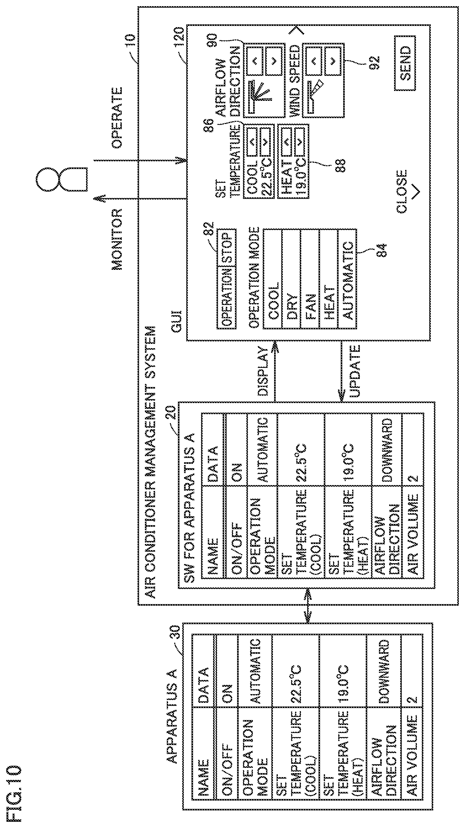 Patent US12305869 Figure 10 – Apparatus management device and software generation method