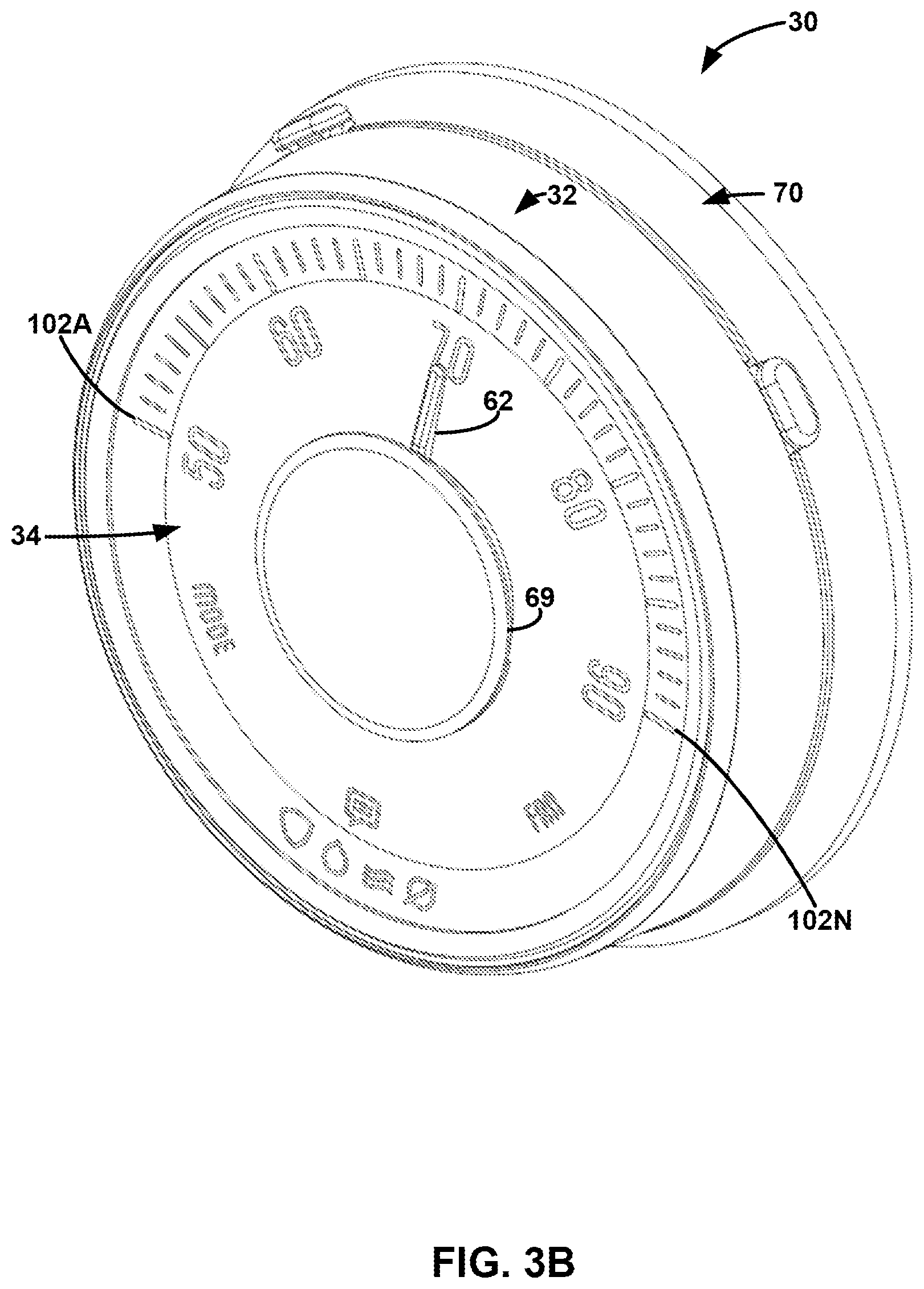 Patent US12305871 Figure 4 – HVAC controller including LEDs for illuminating a display