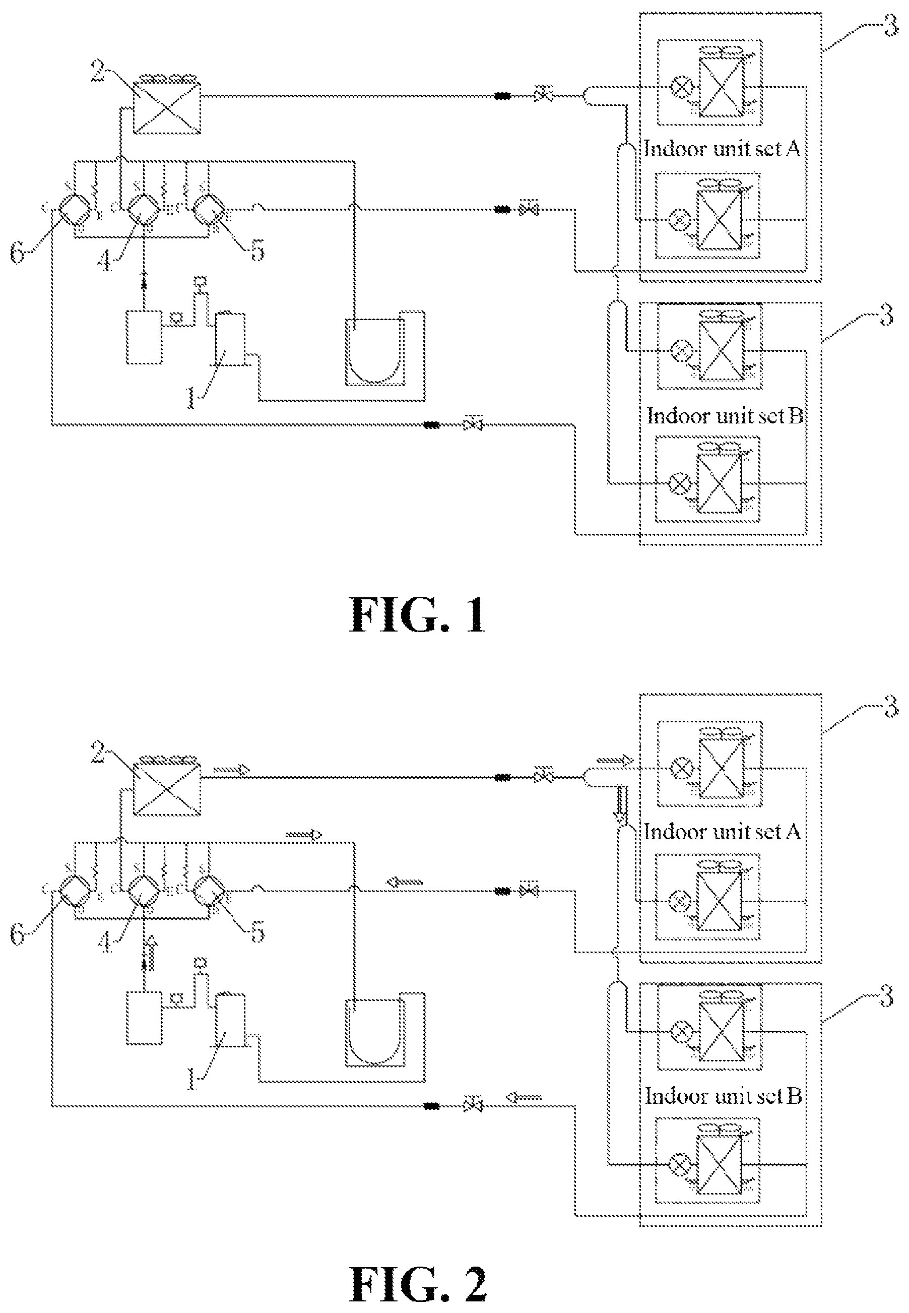 Patent US12305872 Figure 1 – Multi-split system with partitioned control and self-identification control method thereof