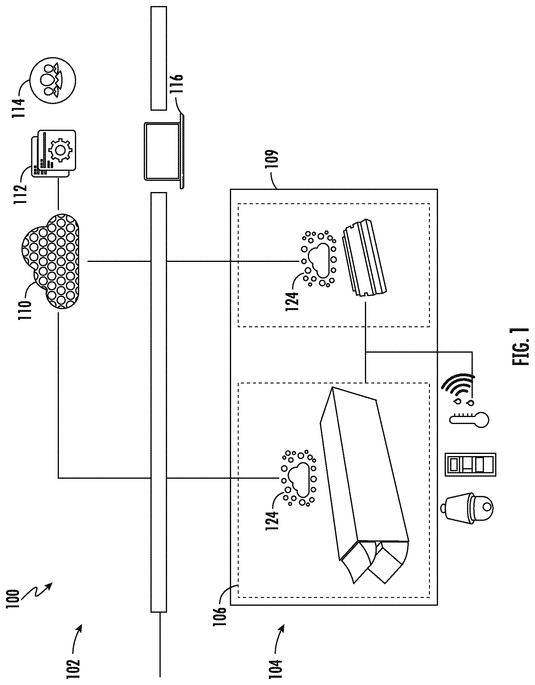 Patent US12305875 — Building automation system with flexible architecture — Figure 1