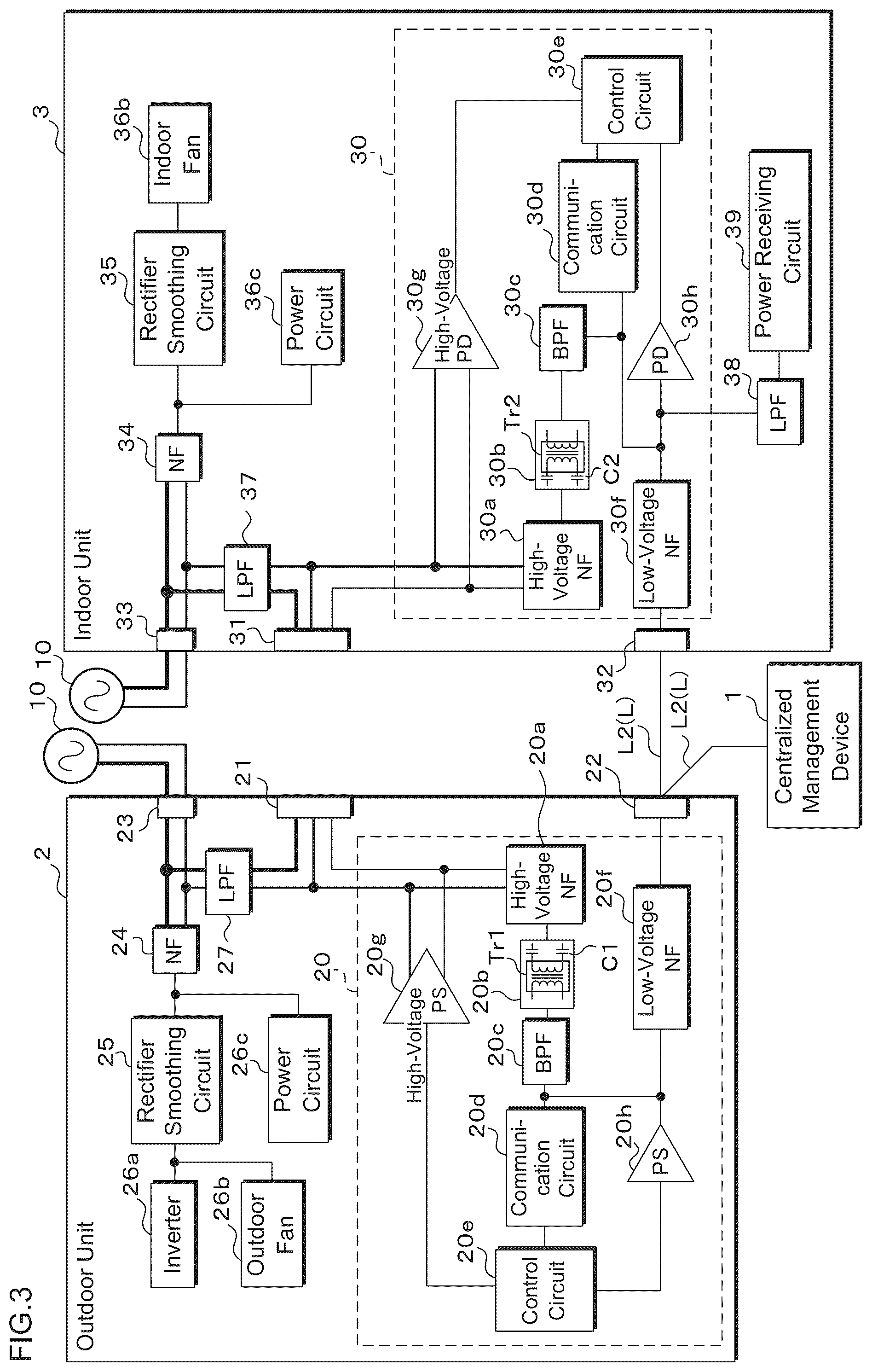 Patent US12305877 Figure 3 – Air conditioning-related equipment and air conditioning system