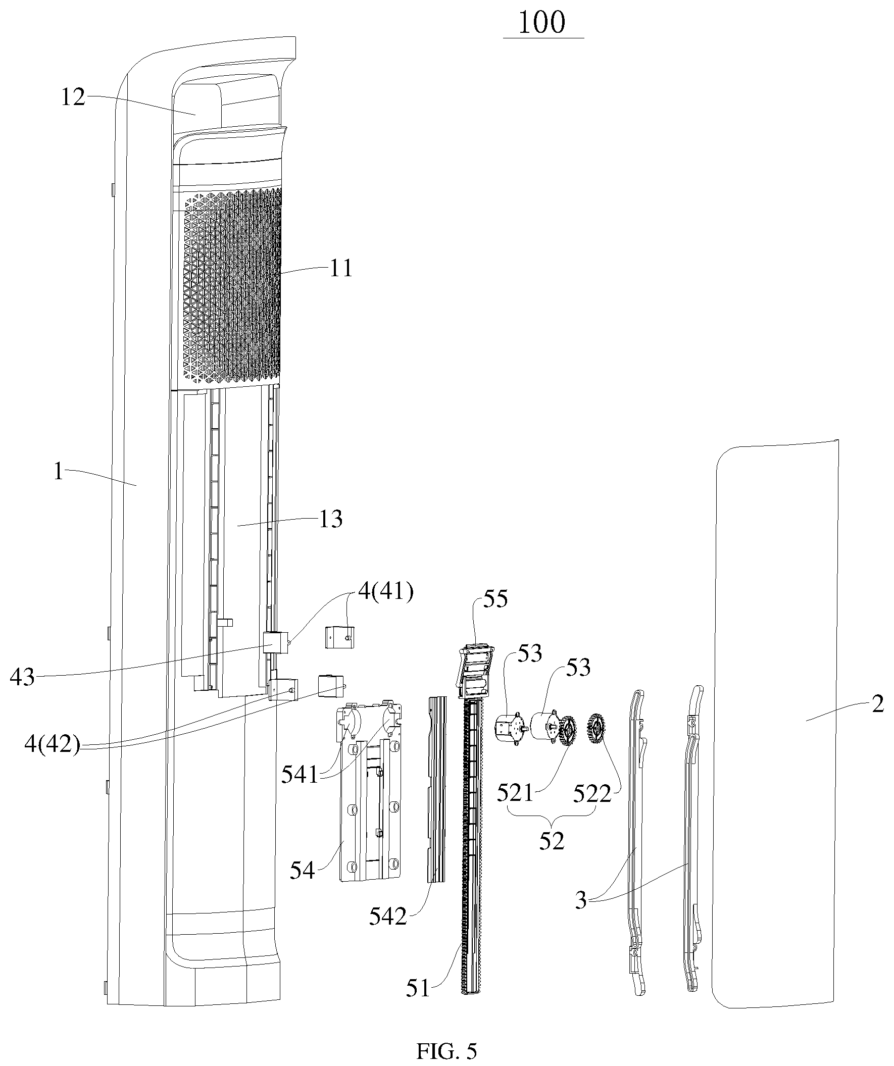 Patent US12305880 Figure 5 – Air conditioner