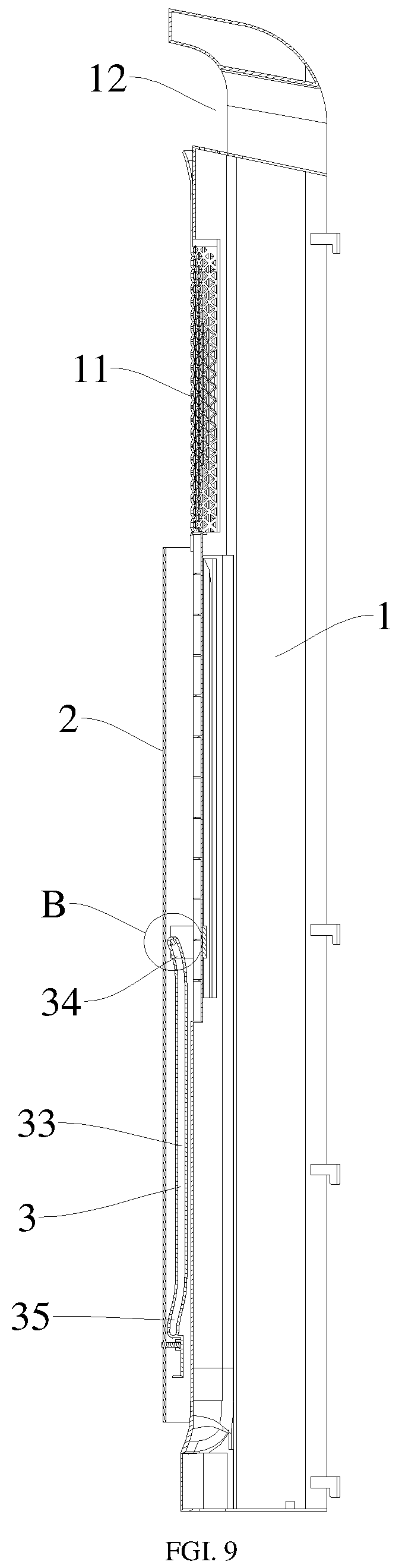 Patent US12305880 Figure 9 – Air conditioner