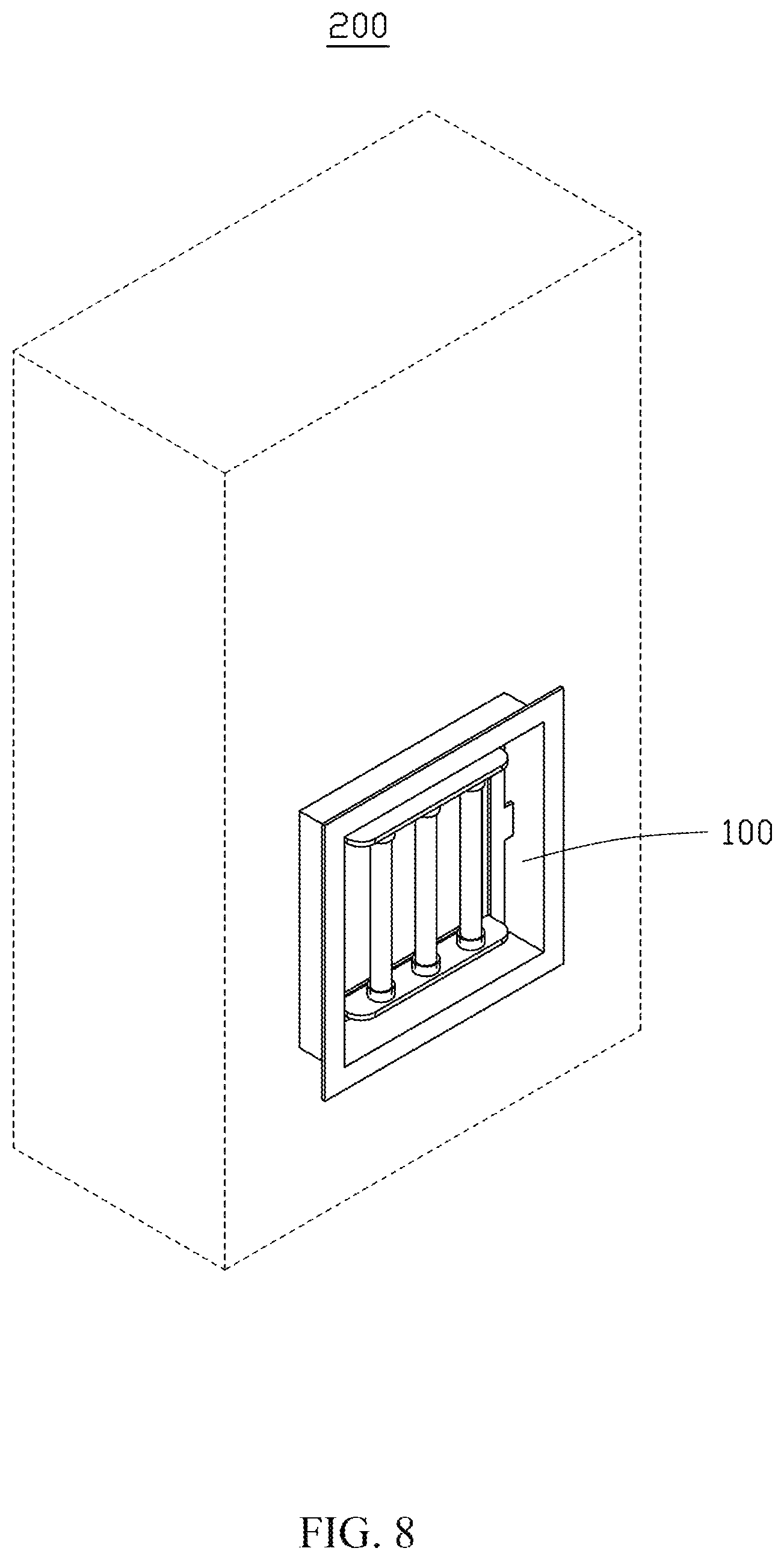 Patent US12305881 Figure 8 – Air purifier and air ventilation device having the same