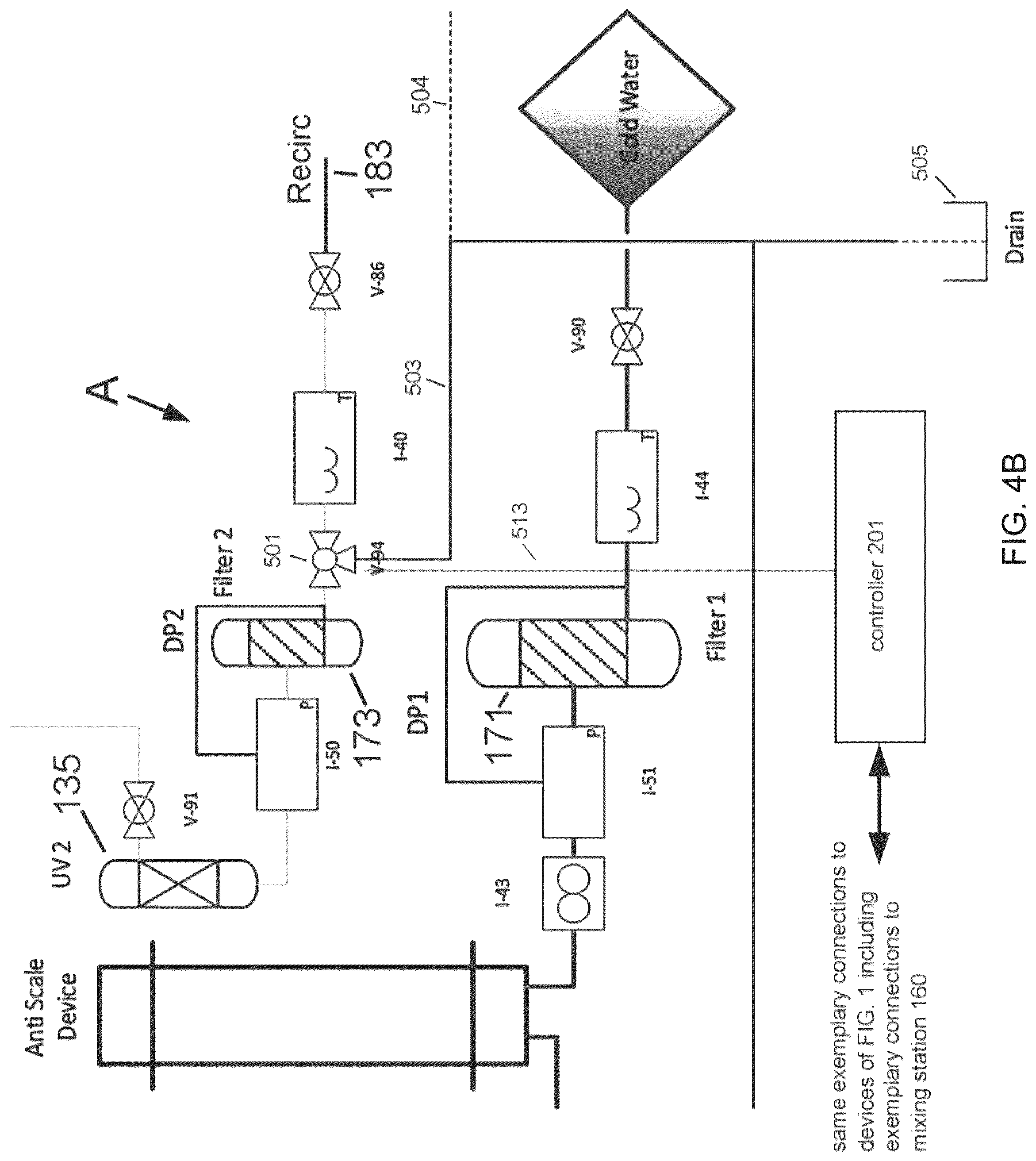 Patent US12305885 Figure 5 – Compact water heating and treatment system