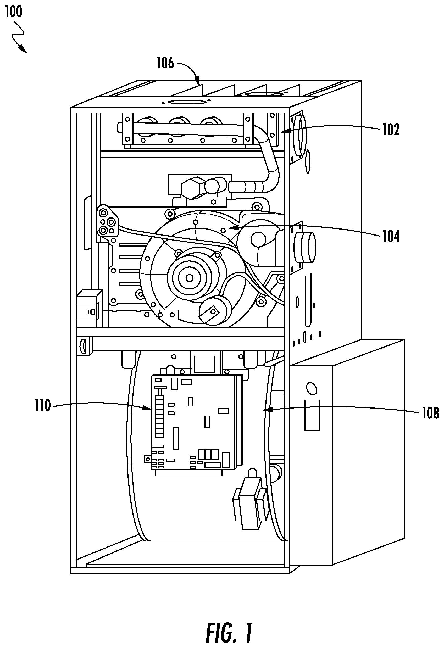 Patent US12305887 Figure 1 – Method, system and temperature control of a heating, ventilation and air conditioning unit