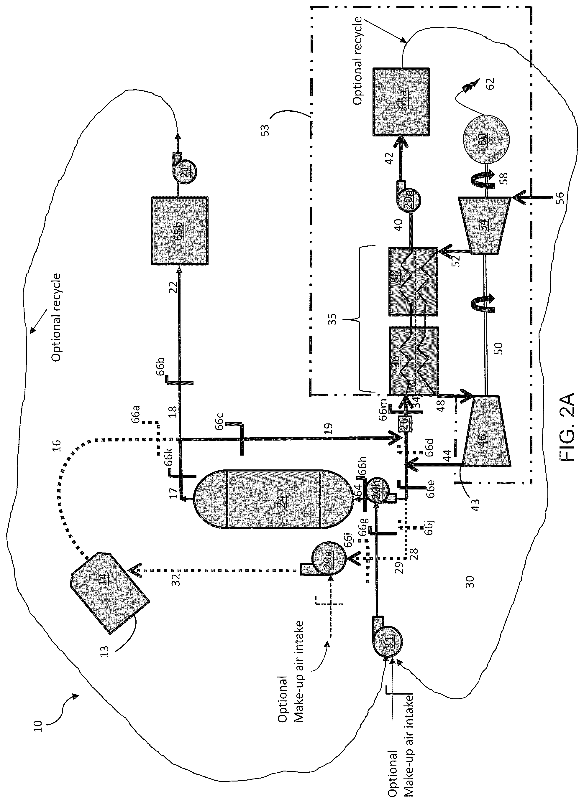 Patent US12305888 Figure 4 – Concentrated solar energy collection, thermal storage, and power generation systems and methods with optional supplemental fuel production
