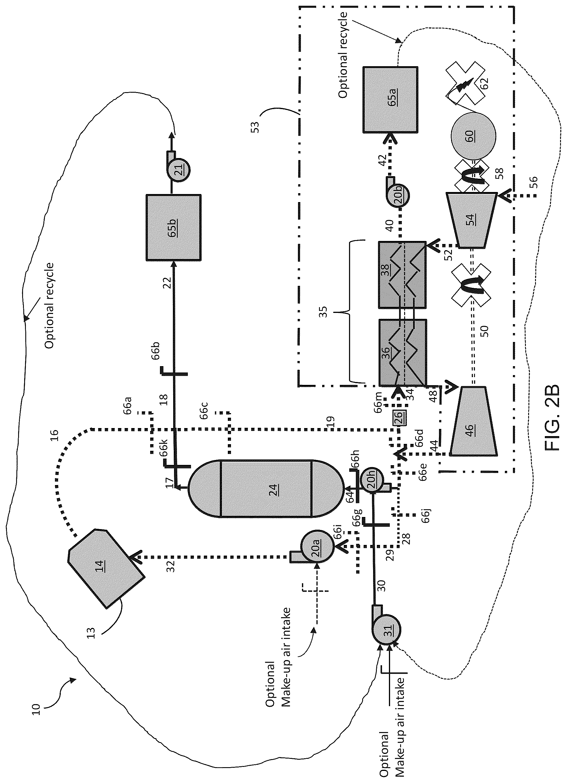 Patent US12305888 Figure 5 – Concentrated solar energy collection, thermal storage, and power generation systems and methods with optional supplemental fuel production