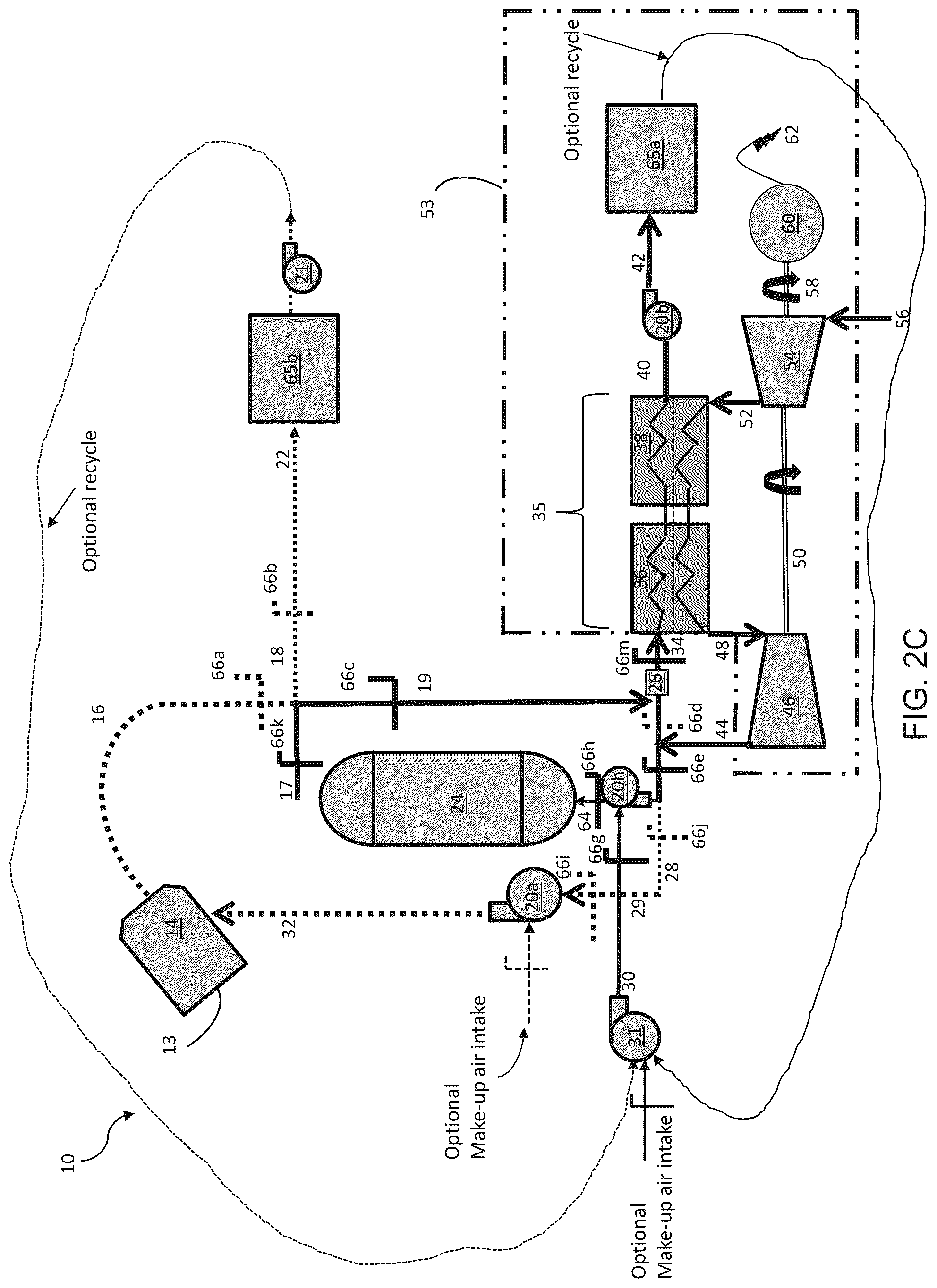 Patent US12305888 Figure 6 – Concentrated solar energy collection, thermal storage, and power generation systems and methods with optional supplemental fuel production