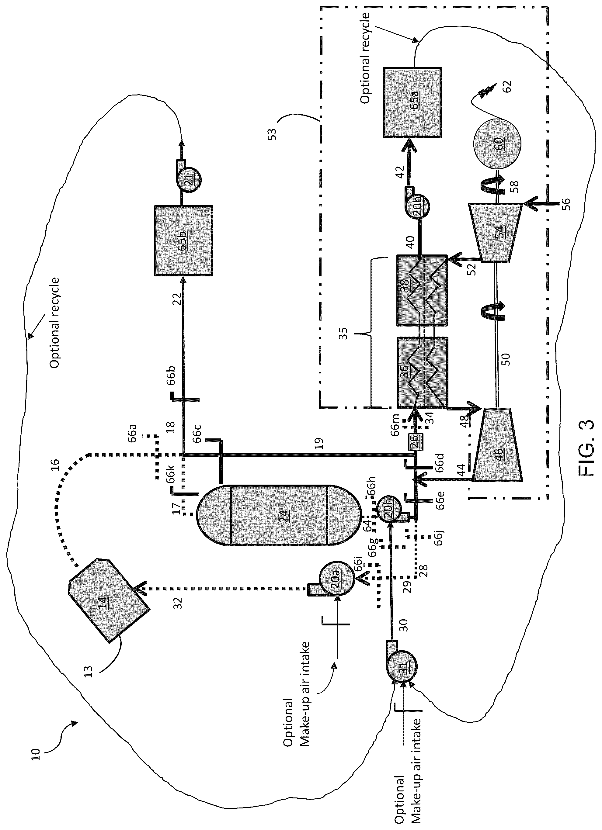 Patent US12305888 Figure 7 – Concentrated solar energy collection, thermal storage, and power generation systems and methods with optional supplemental fuel production