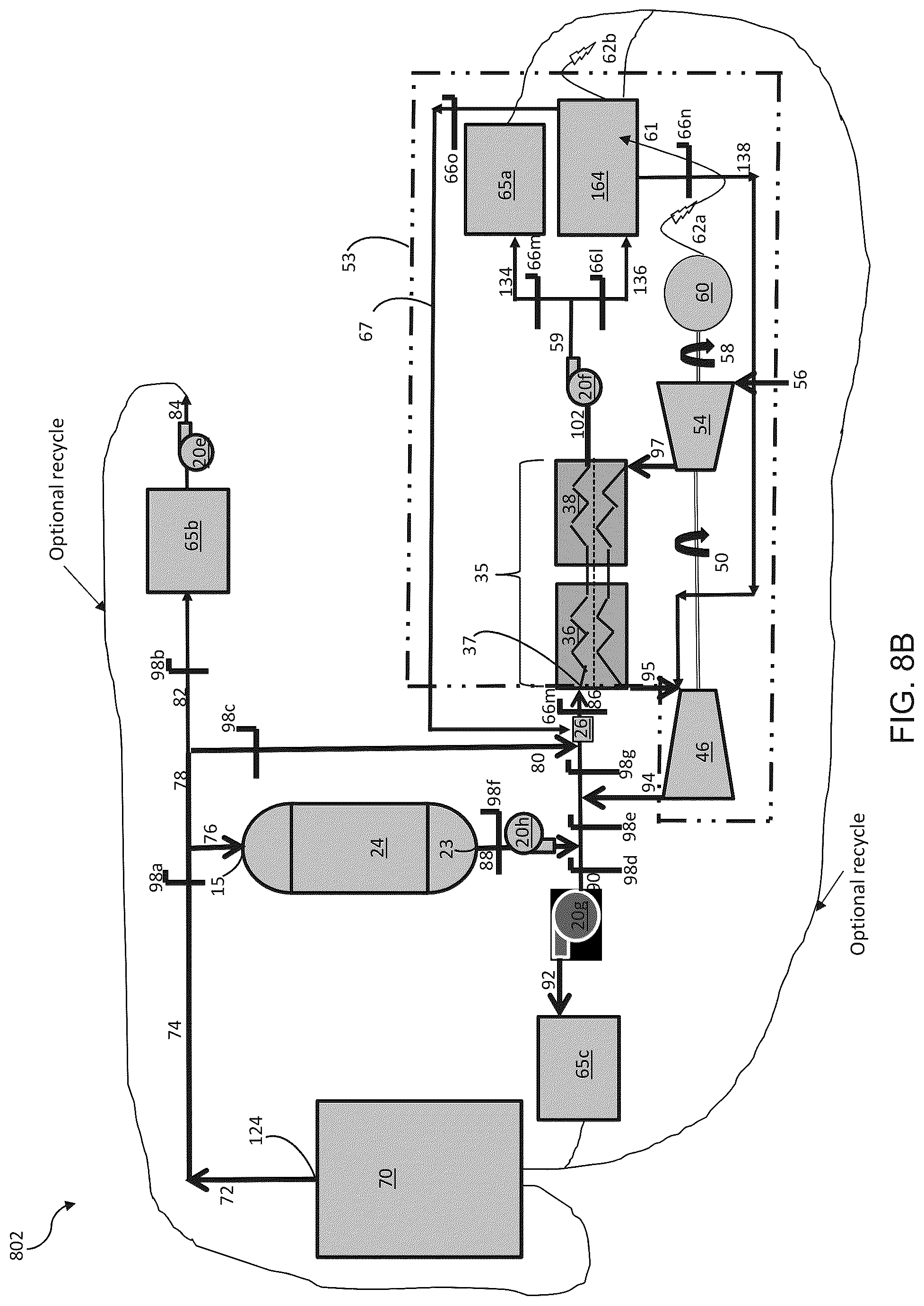 Patent US12305888 Figure 15 – Concentrated solar energy collection, thermal storage, and power generation systems and methods with optional supplemental fuel production