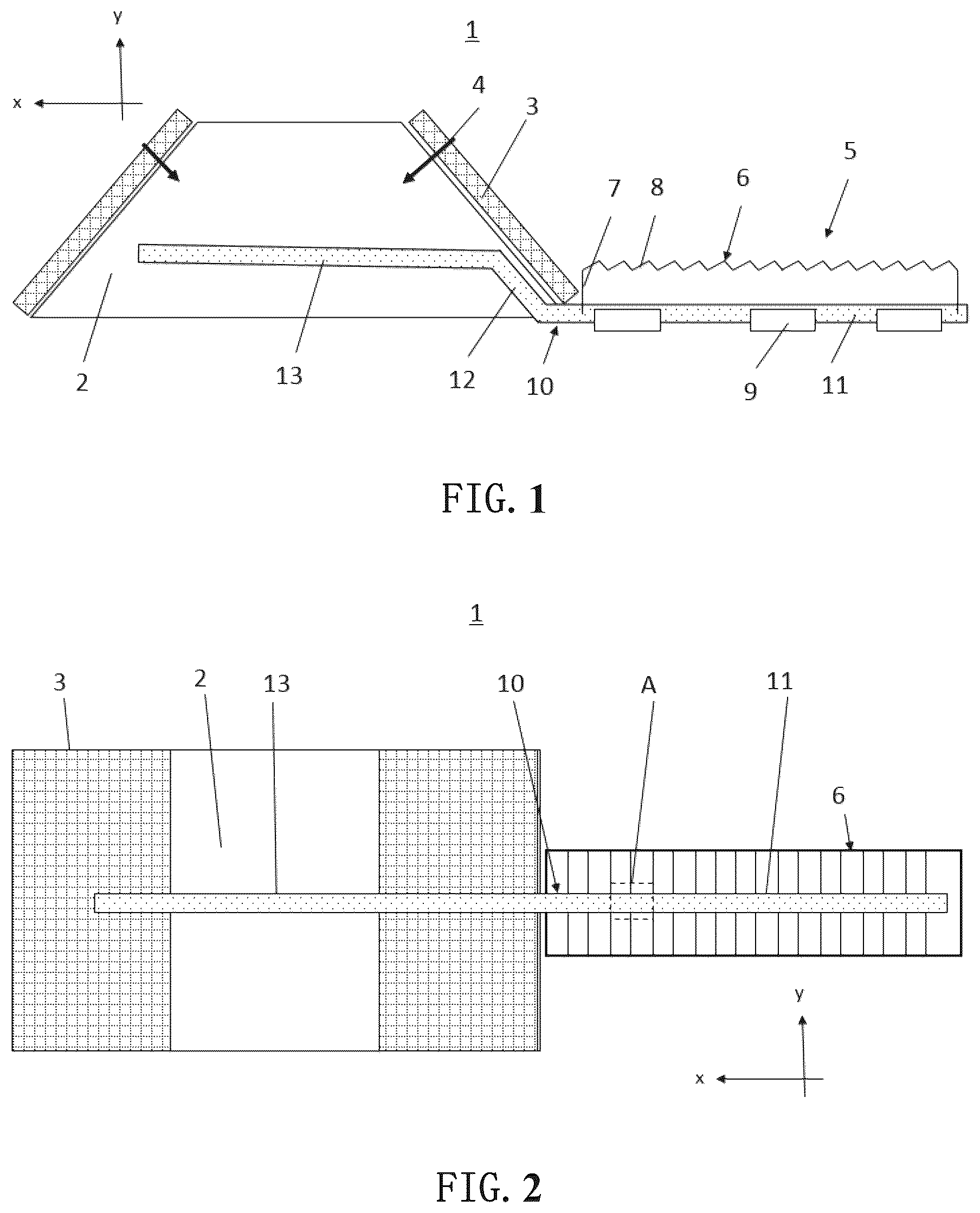 Patent US12305889 Figure 1 – Light-concentrating anti-frost anti-heave heat gathering device and subgrade thereof