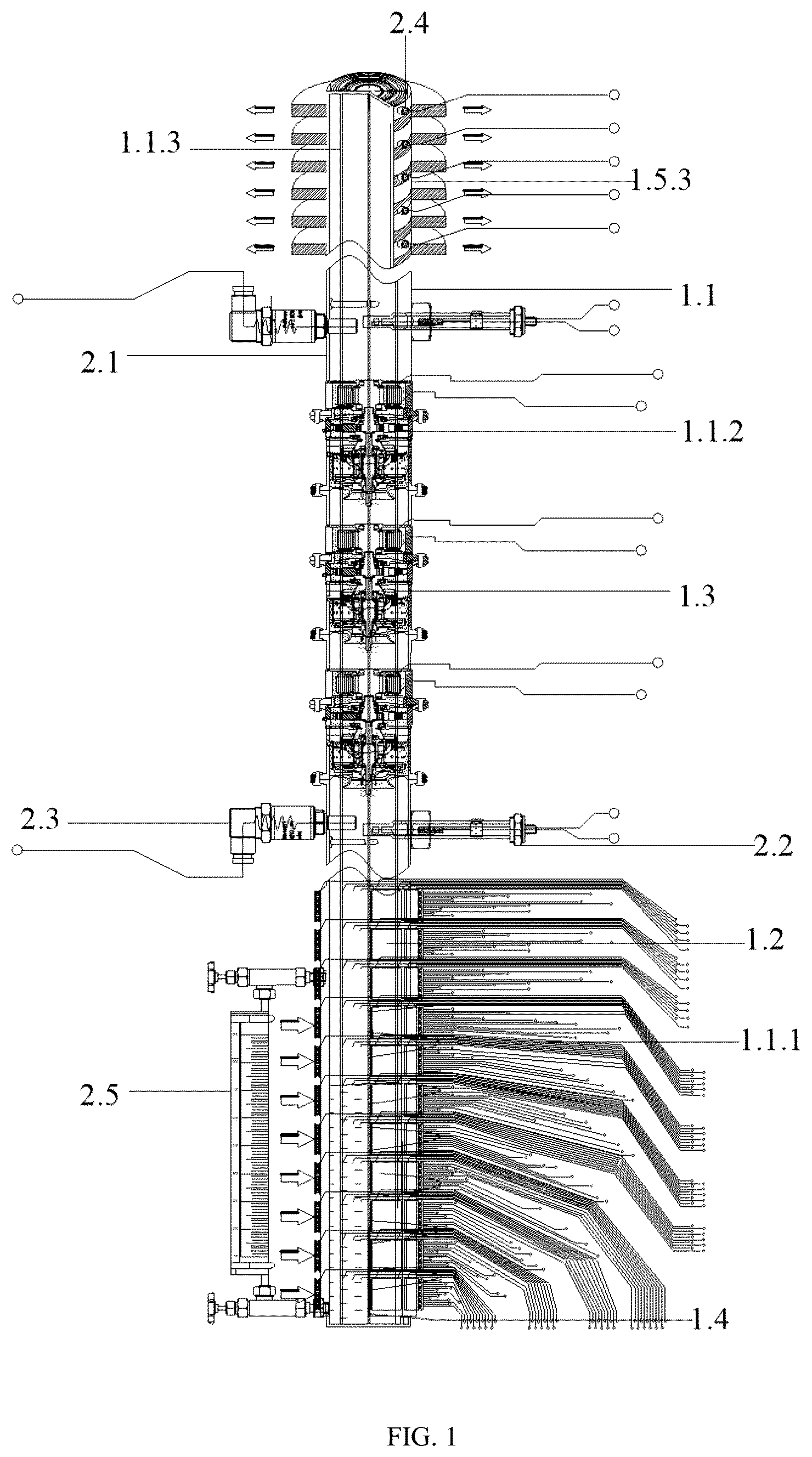 Patent US12305894 Figure 1 – Multi-parameter integrated test system for deep geothermal in-situ power generation