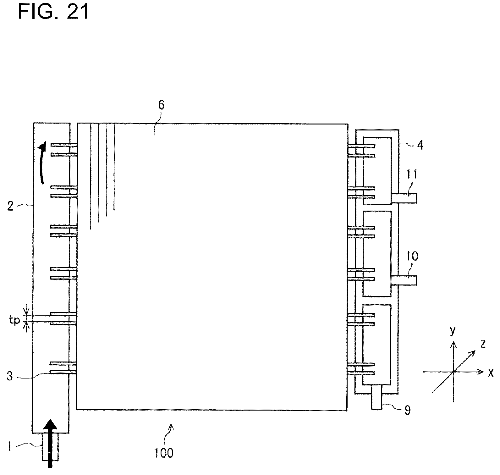 Patent US12305896 Figure 12 – Heat exchanger and refrigeration cycle apparatus