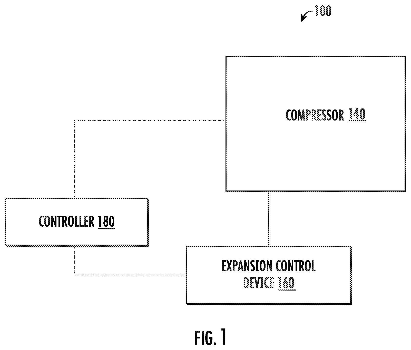 Patent US12305901 Figure 1 – Systems and methods for active compressor control