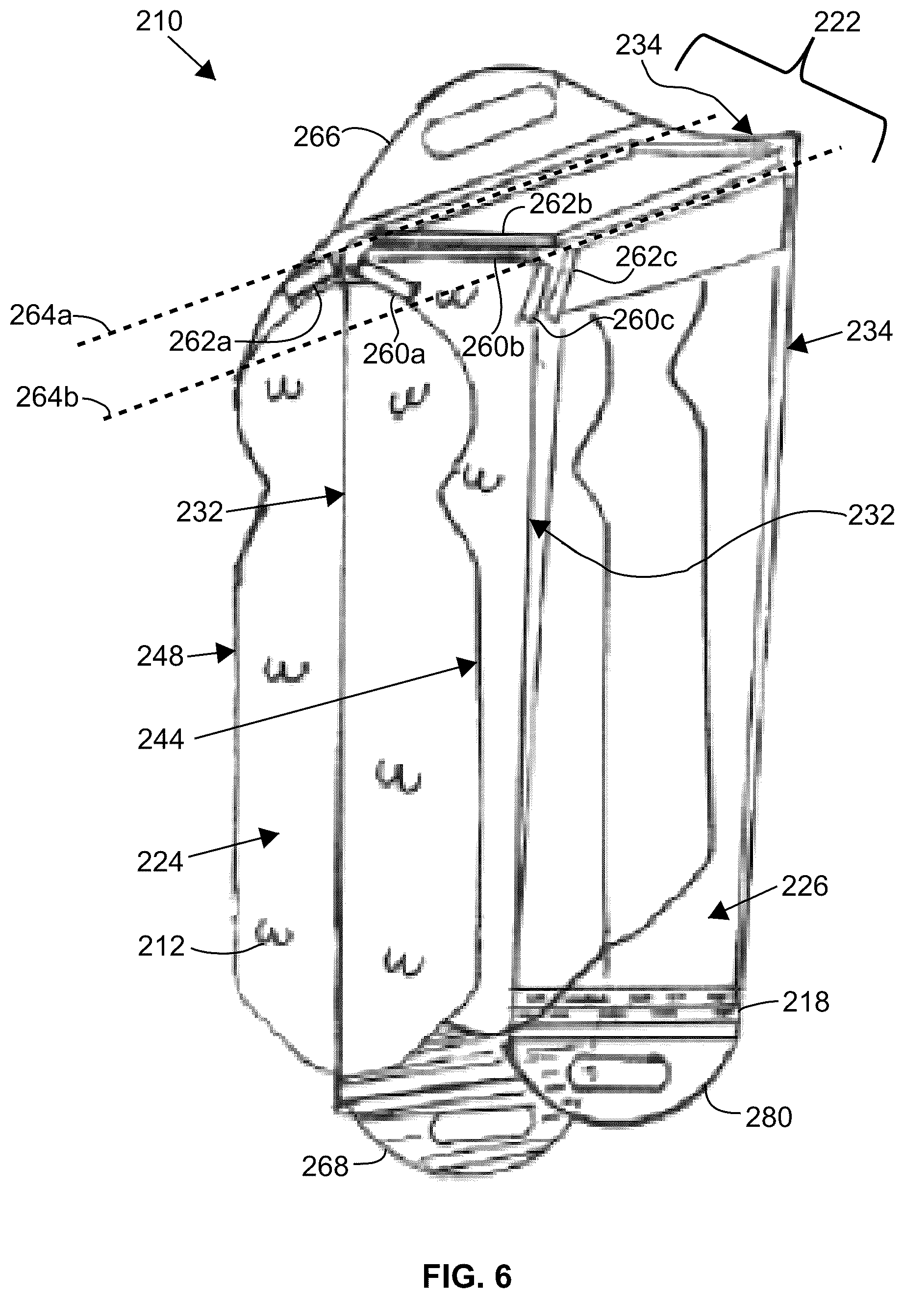 Patent US12305902 Figure 6 – Container for freezing liquids