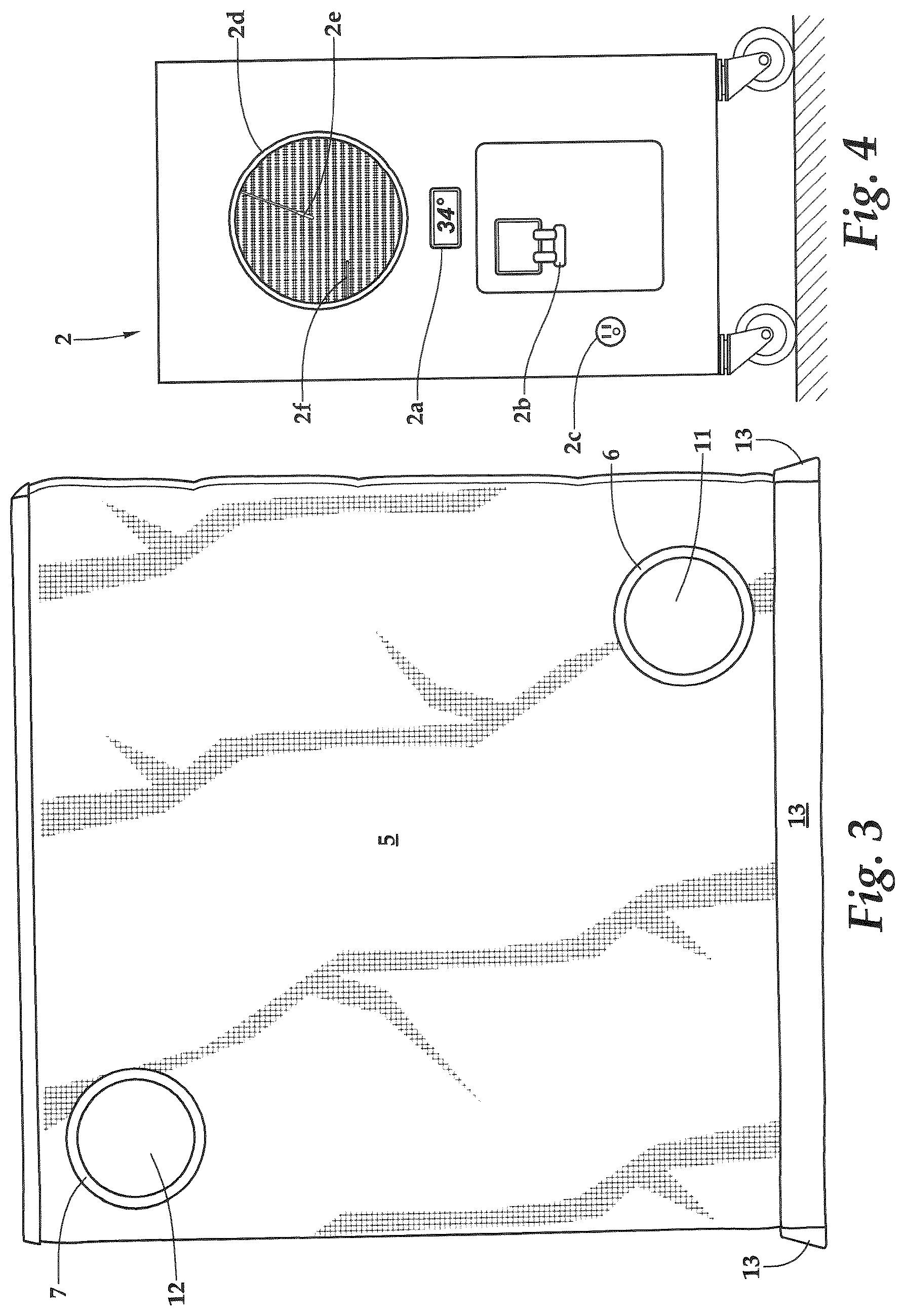 Patent US12305905 Figure 3 – Refrigerated portable room system