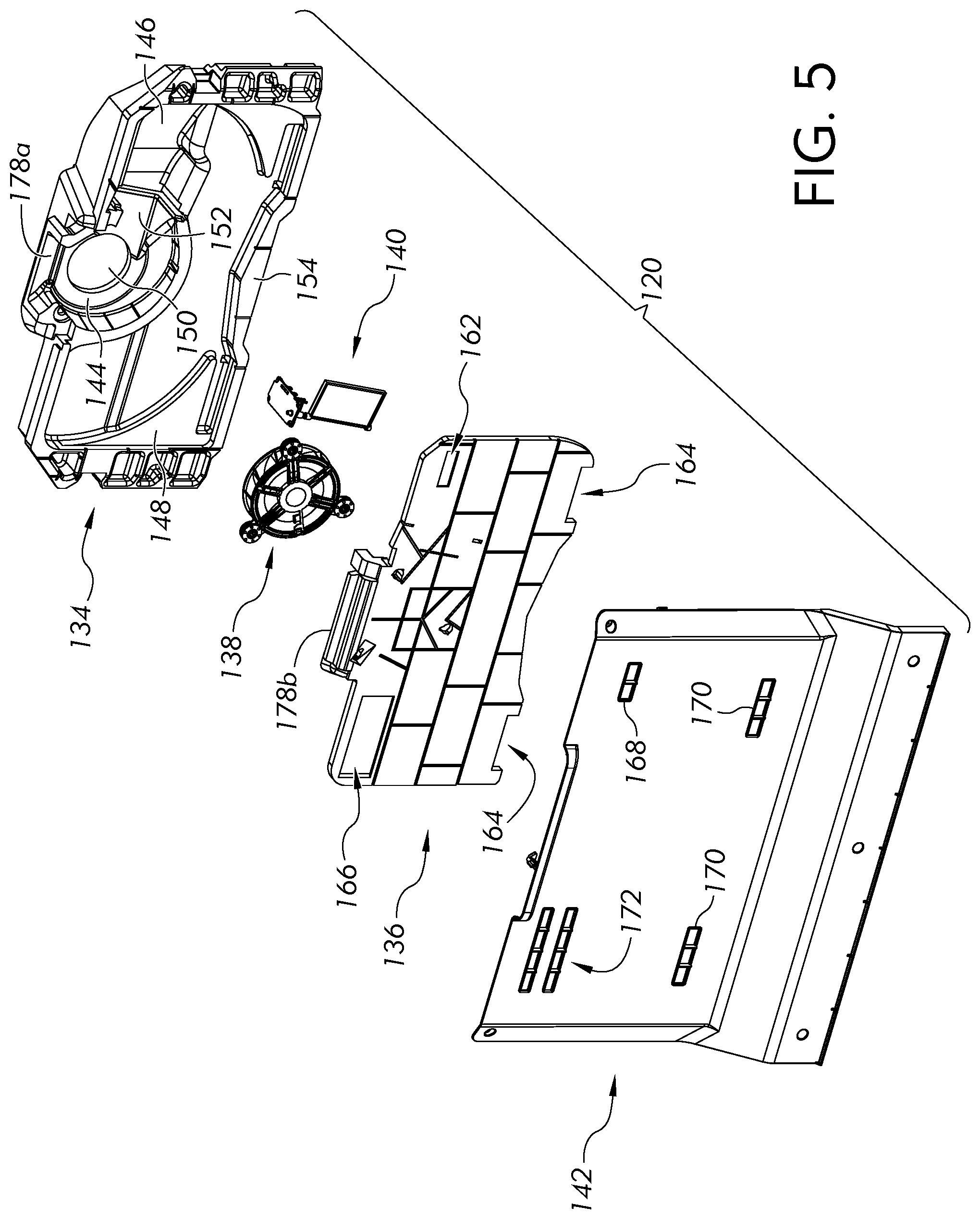 Patent US12305906 Figure 5 – Air cooling assembly for a cooling device