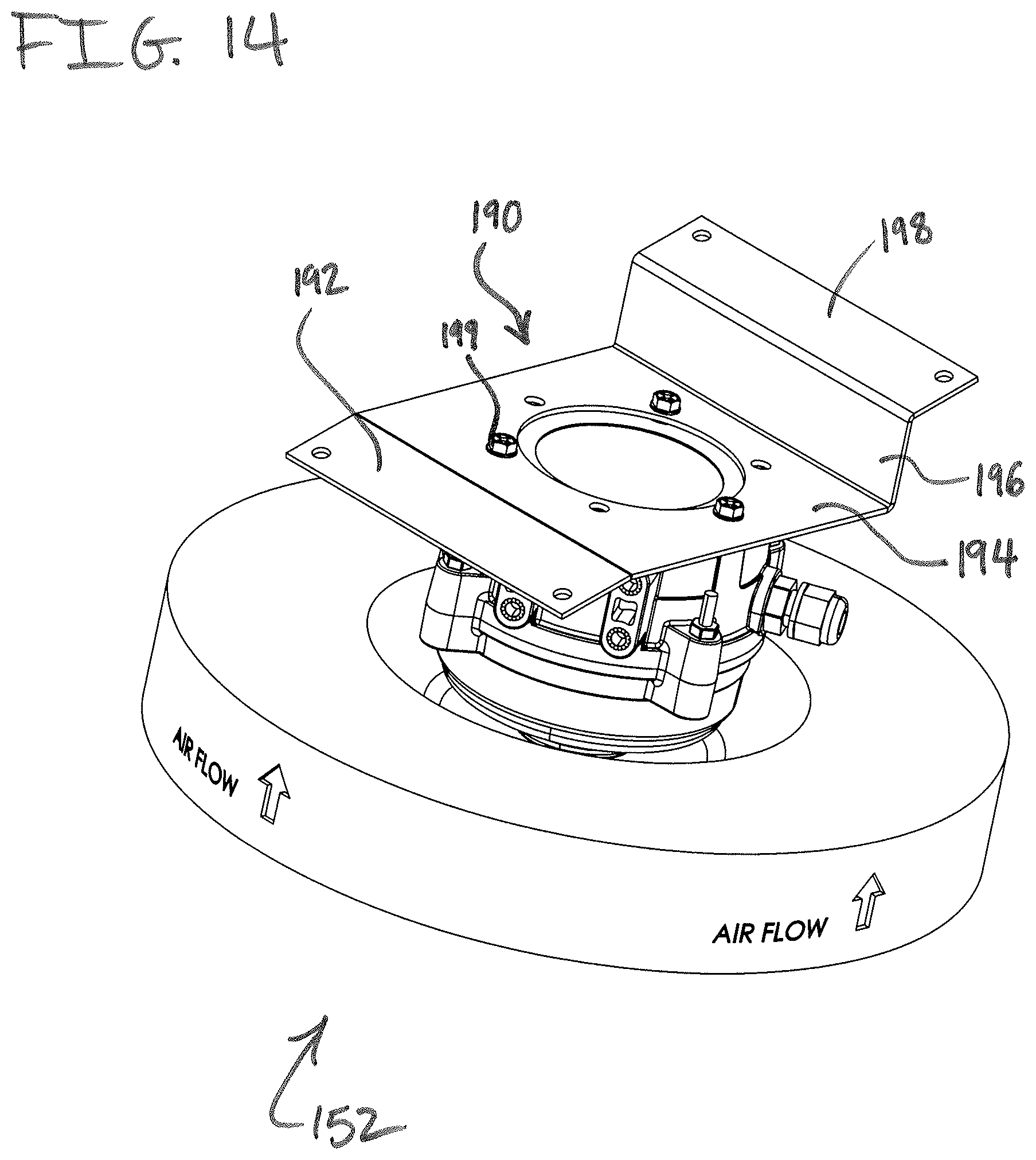 Patent US12305908 Figure 14 – Self-contained reach-in refrigerator