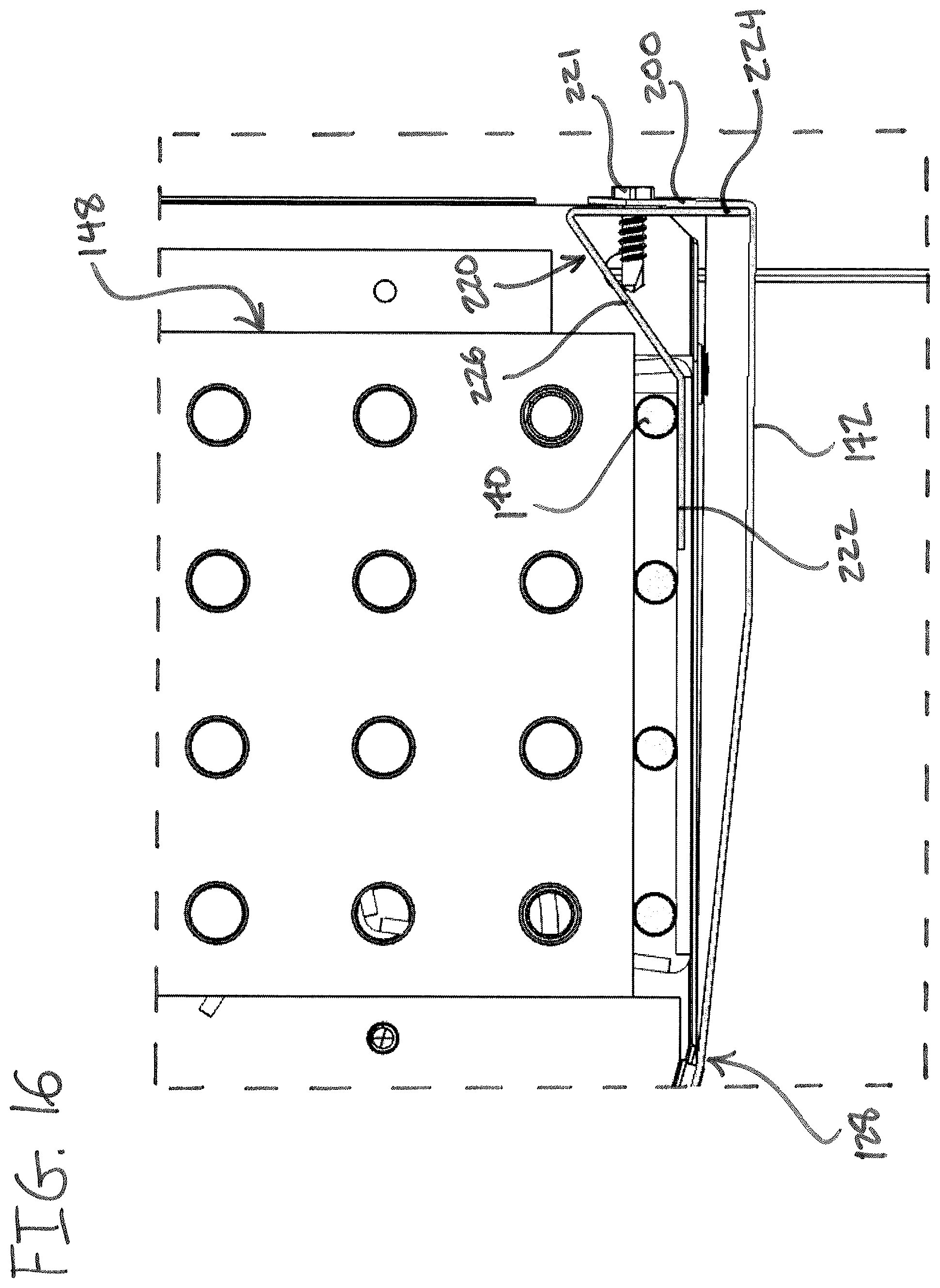 Patent US12305908 Figure 17 – Self-contained reach-in refrigerator