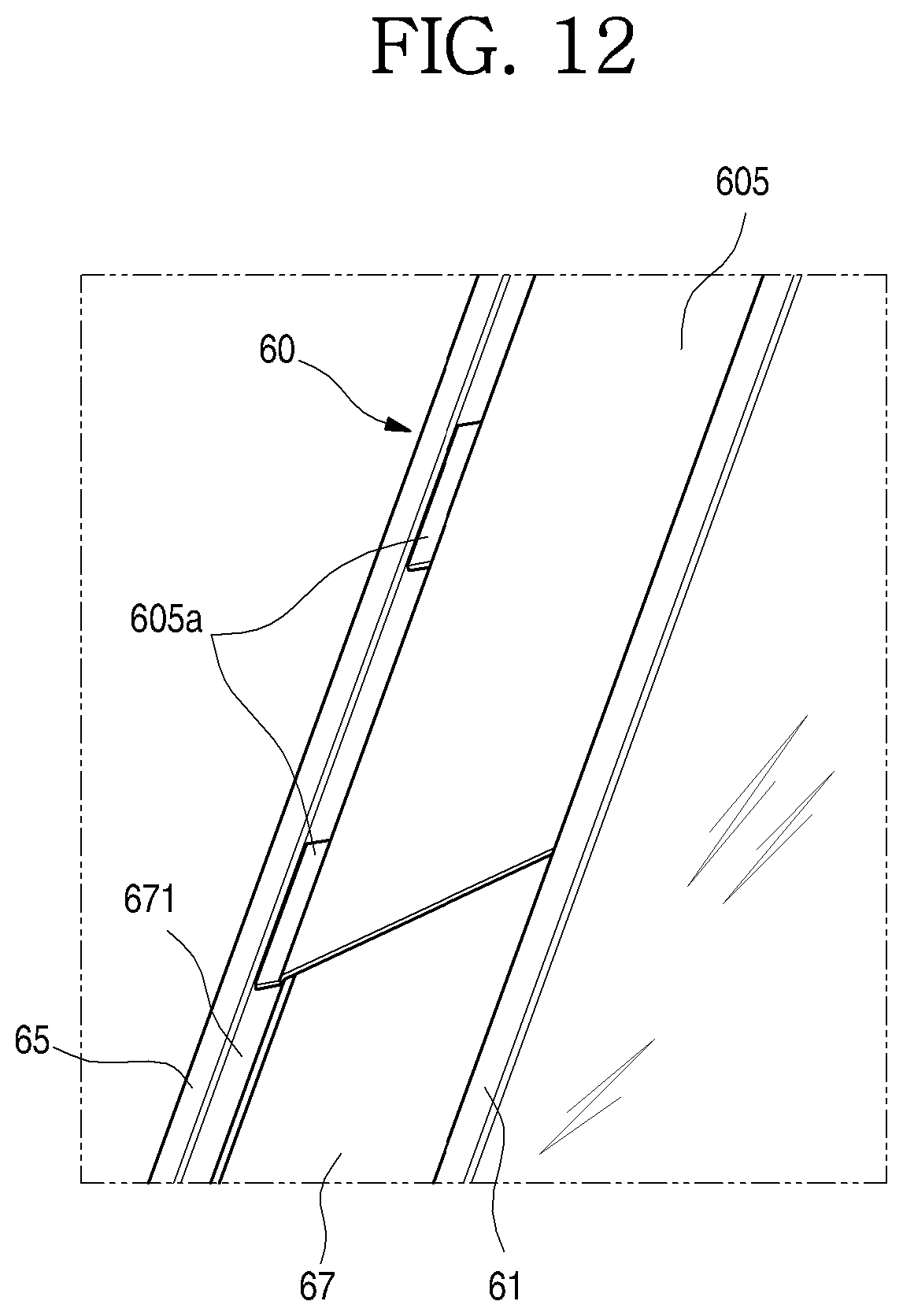 Patent US12305909 Figure 12 – Refrigerator