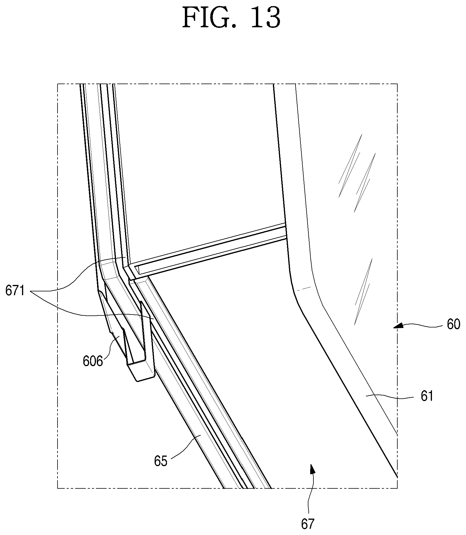 Patent US12305909 Figure 13 – Refrigerator