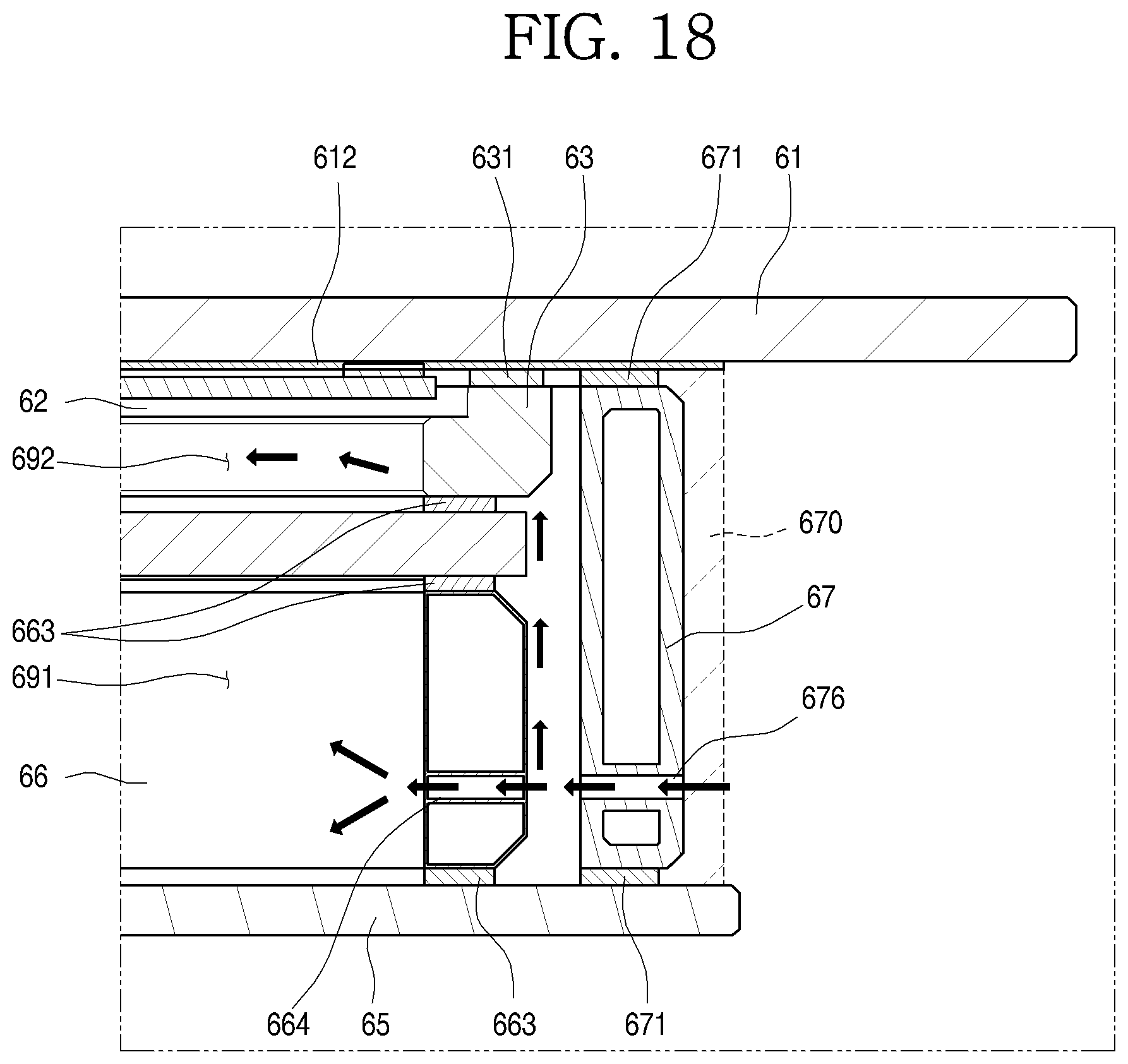 Patent US12305909 Figure 18 – Refrigerator
