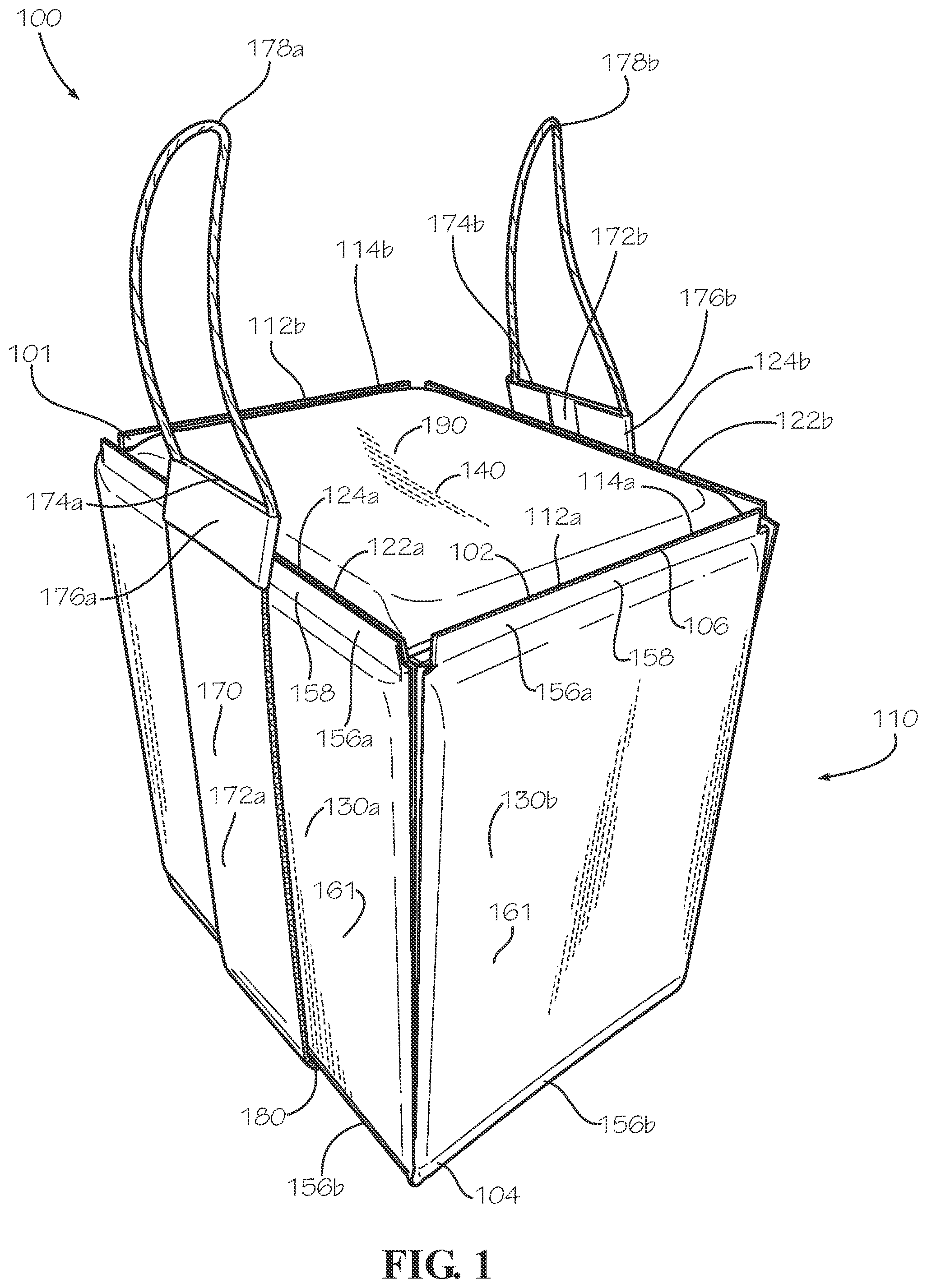 Patent US12305911 Figure 1 – Modular box assembly