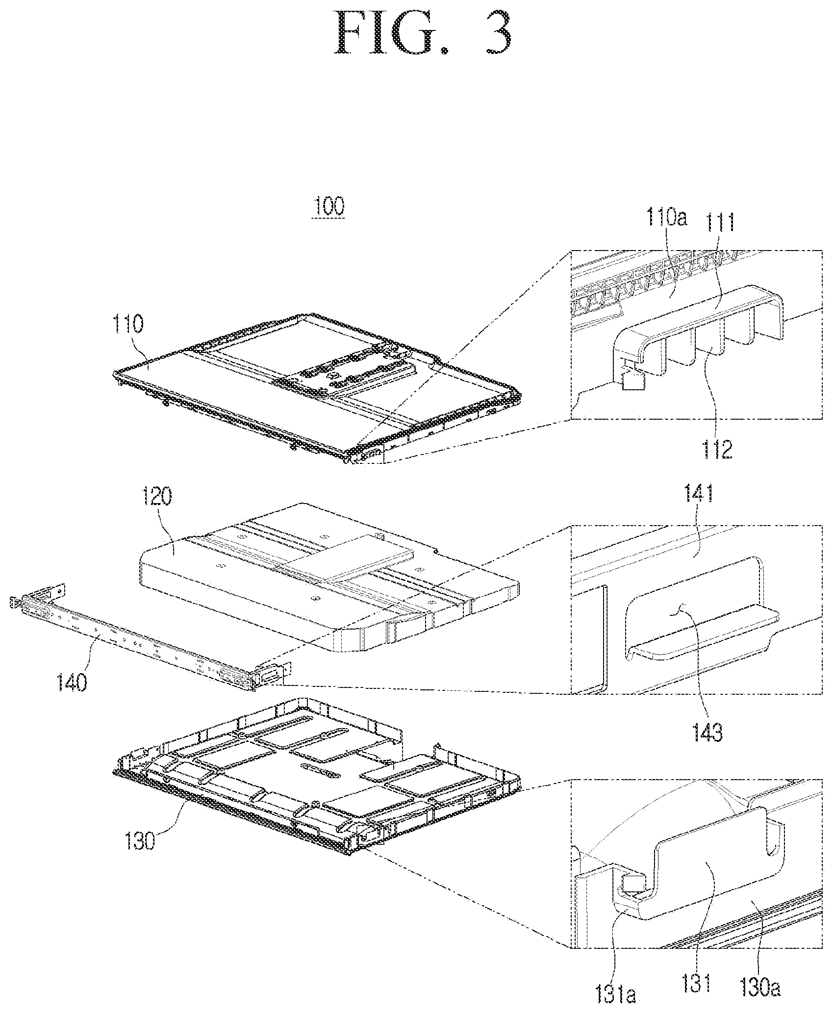 Patent US12305913 Figure 3 – Refrigerator