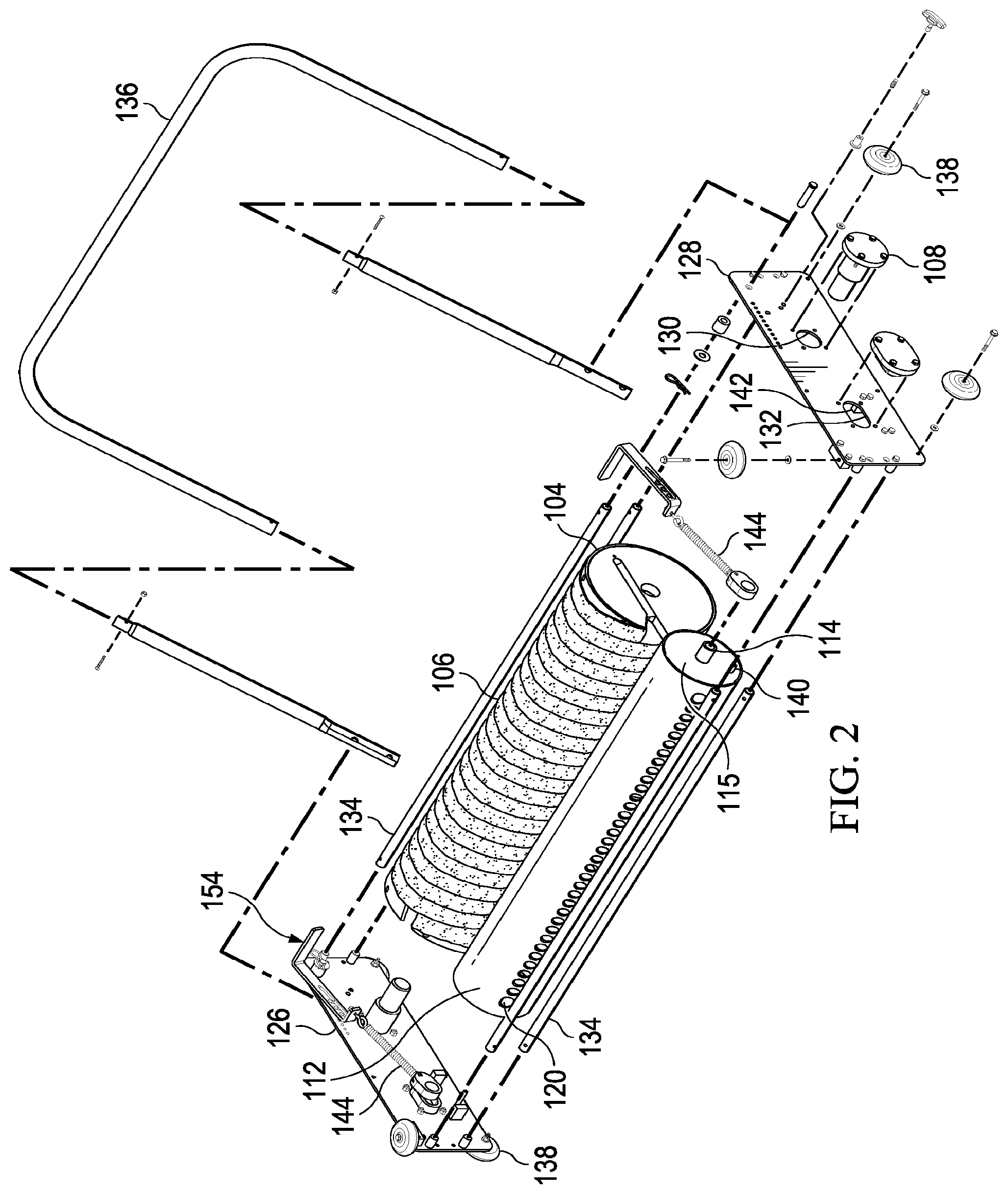 Patent US12305918 Figure 2 – Liquid removal device with absorber drum and related methods