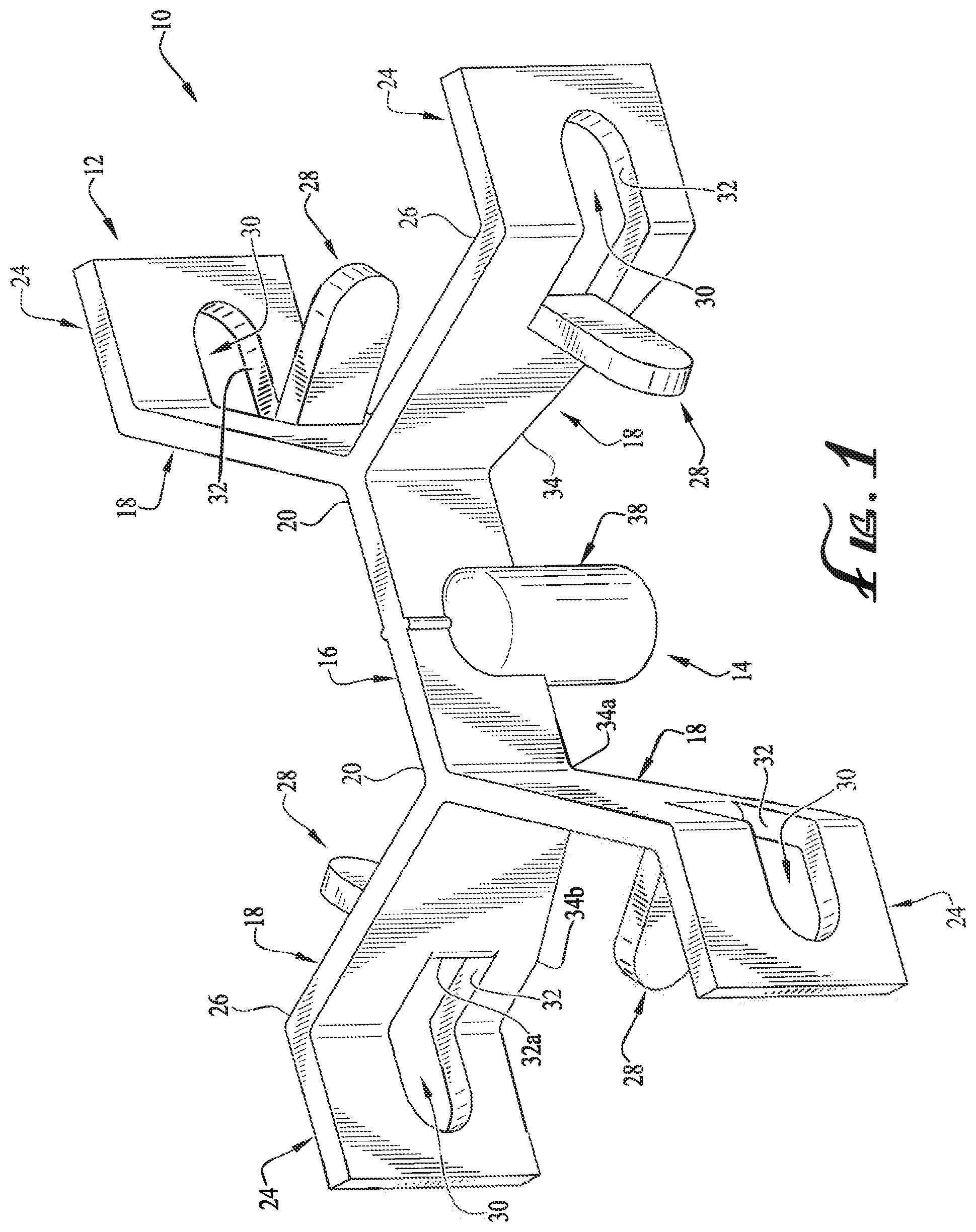 Patent US12305925 Figure 1 – Refractory anchor device and system