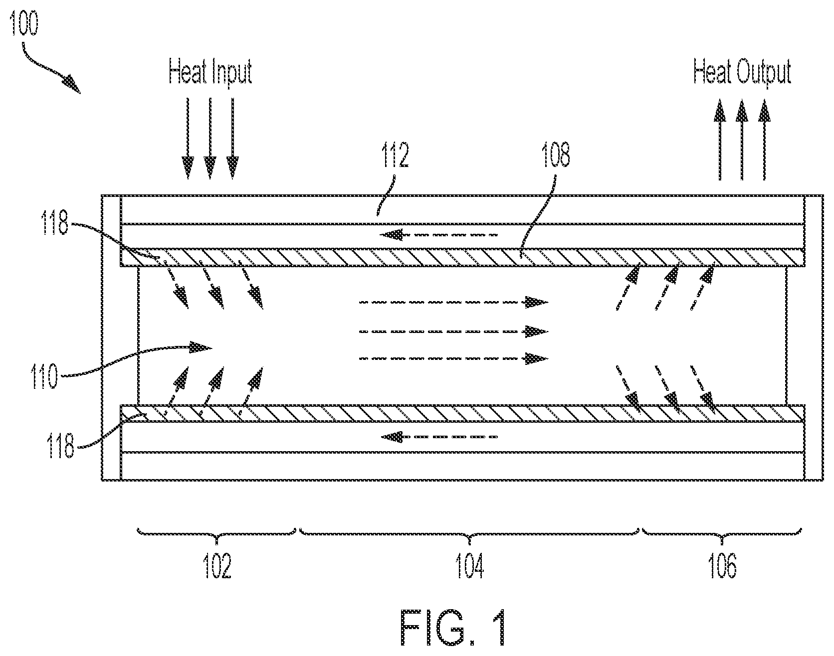 Patent US12305929 Figure 1 – Advanced manufacturing heat pipe segment with integral printed wick