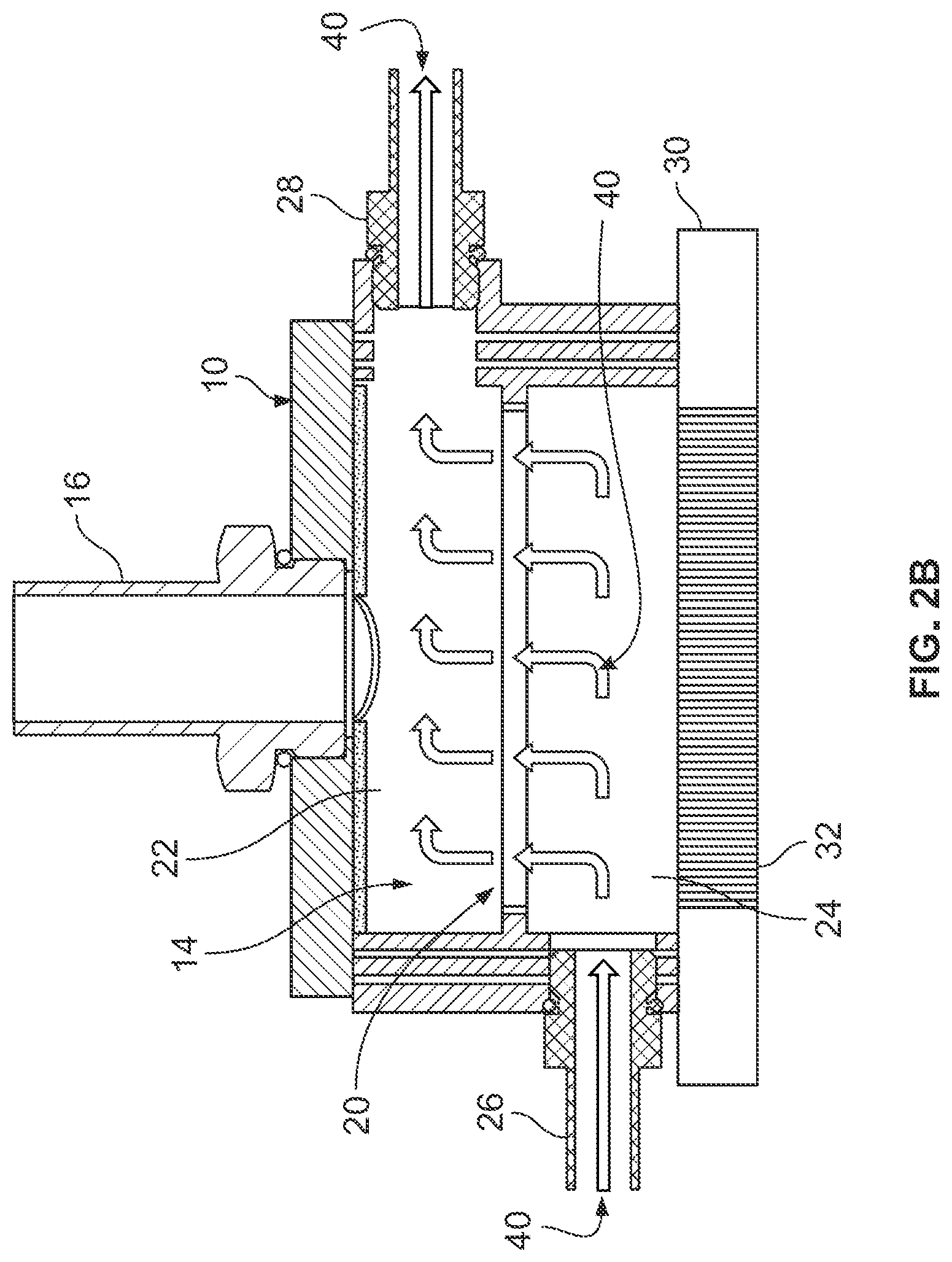 Patent US12305932 Figure 4 – Flow assisted anti-fouling geometries for compact heat exchangers