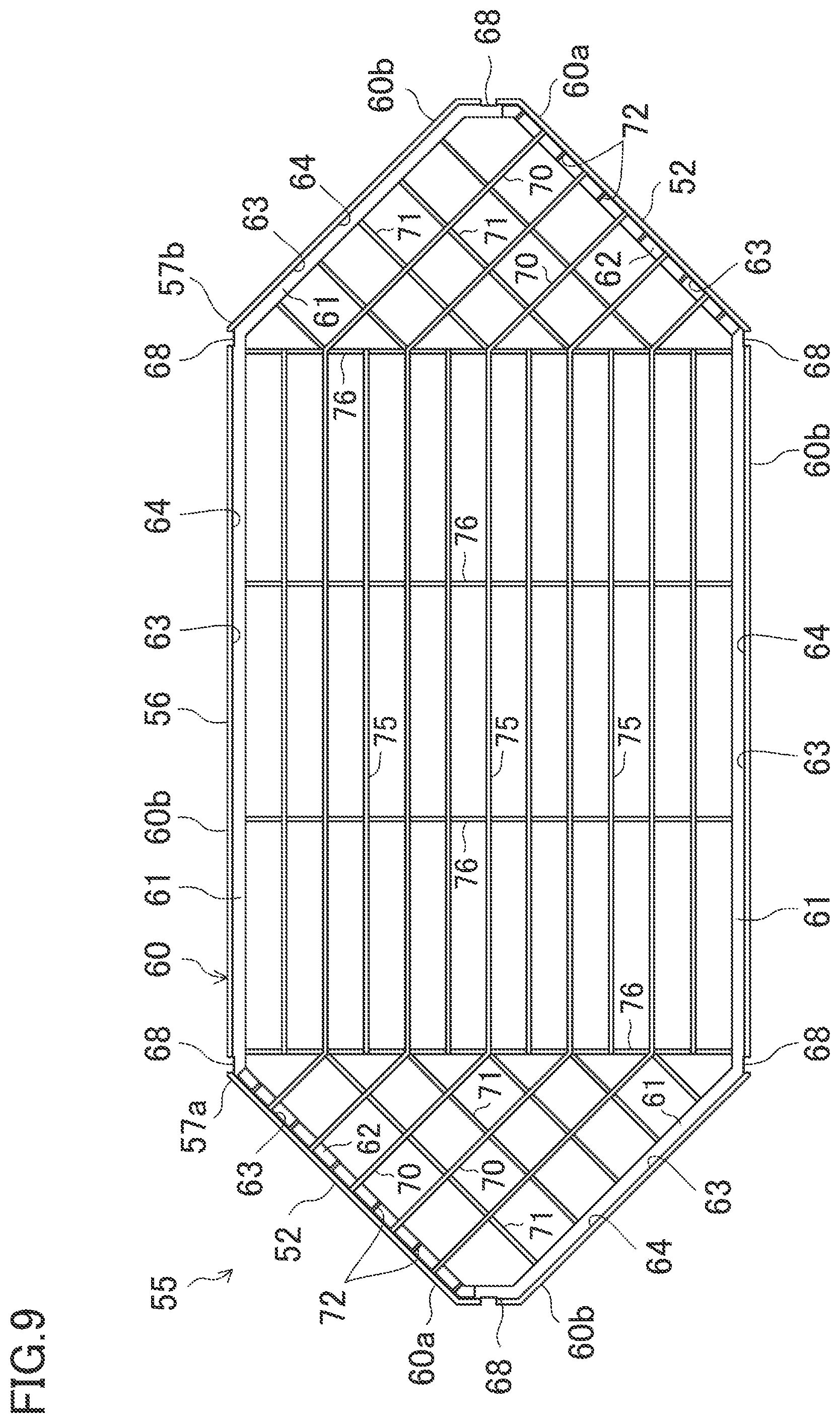 Patent US12305934 Figure 9 – Heat exchanger and method for manufacturing heat exchanger