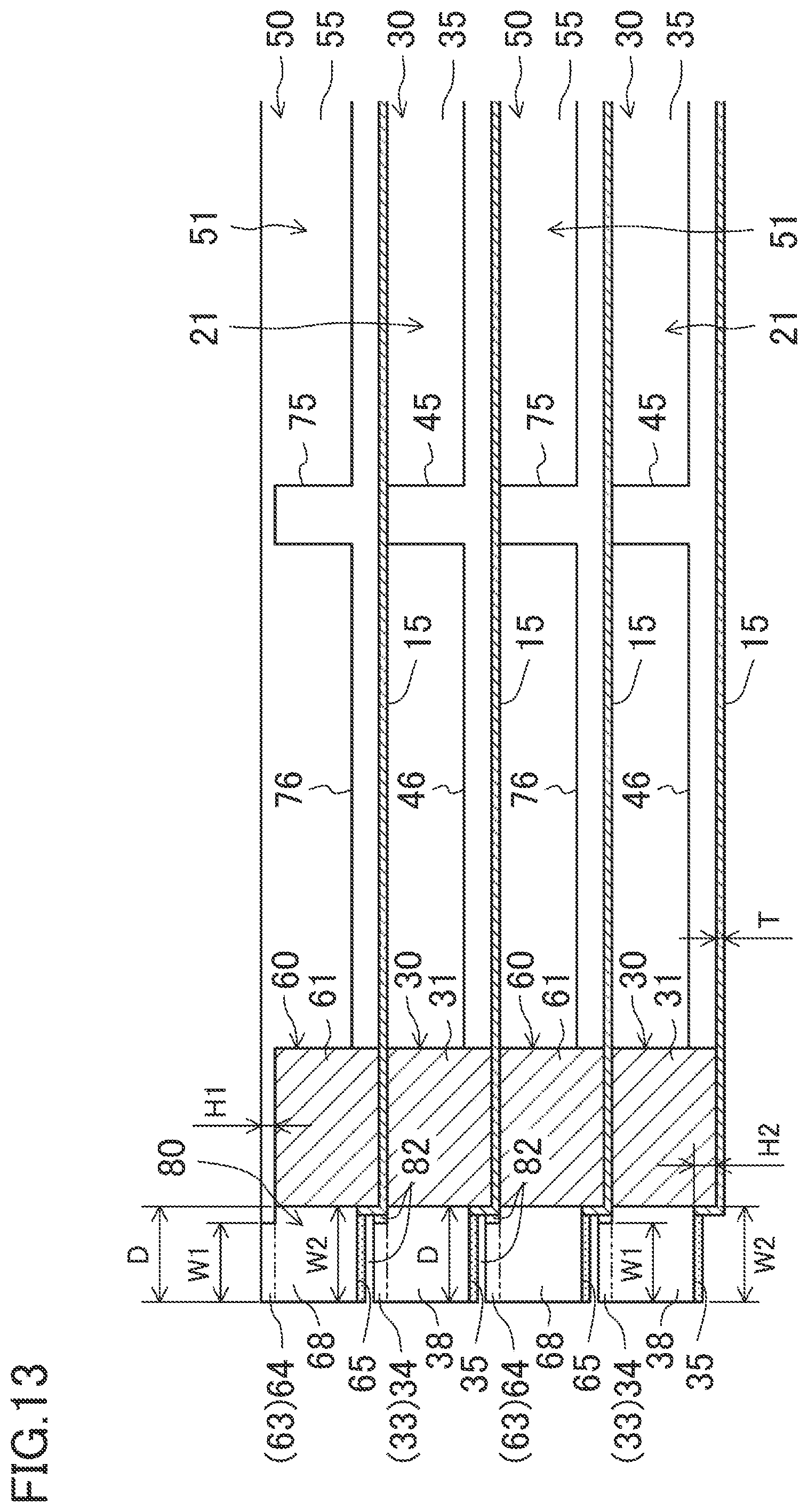 Patent US12305934 Figure 13 – Heat exchanger and method for manufacturing heat exchanger