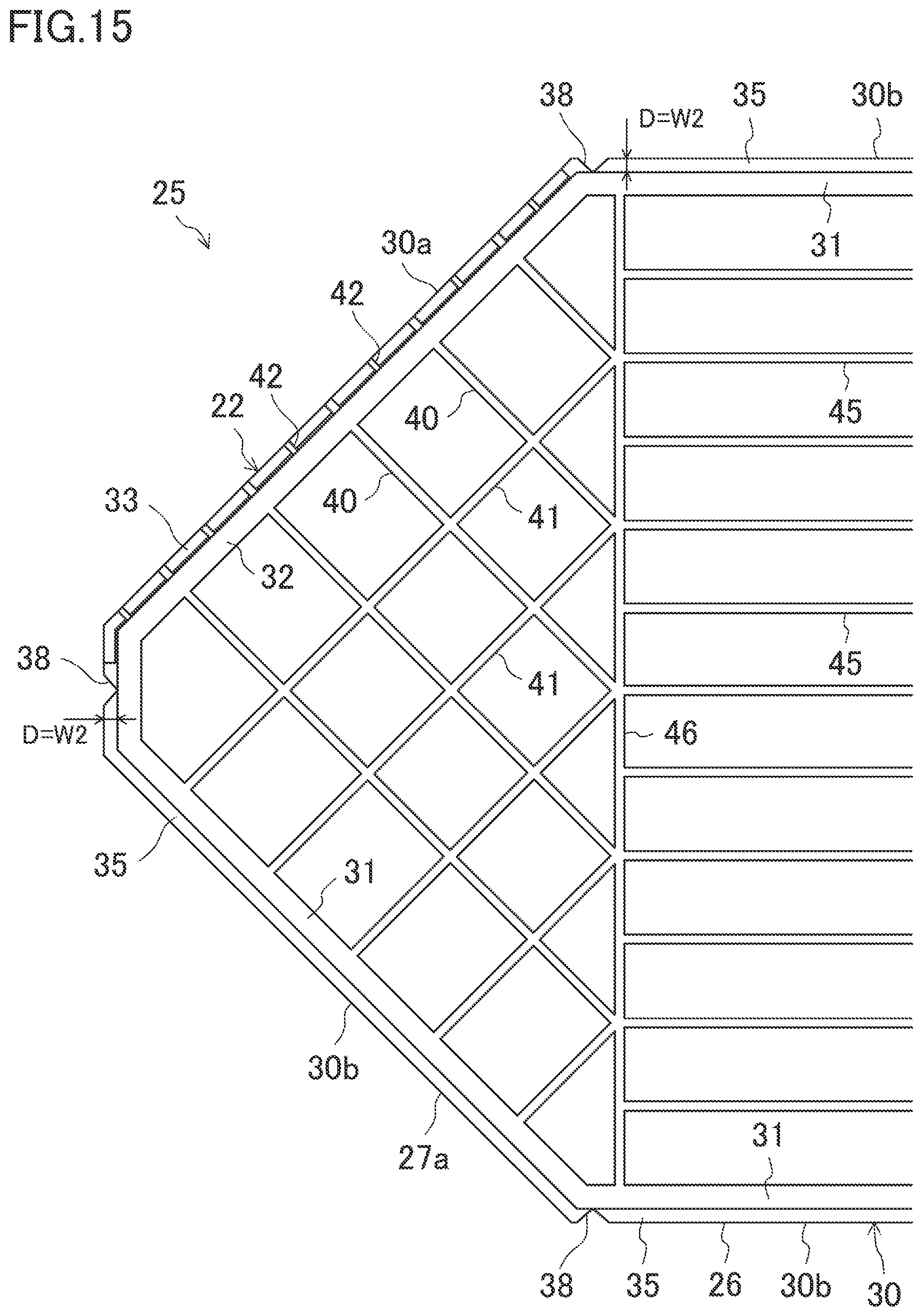 Patent US12305934 Figure 15 – Heat exchanger and method for manufacturing heat exchanger