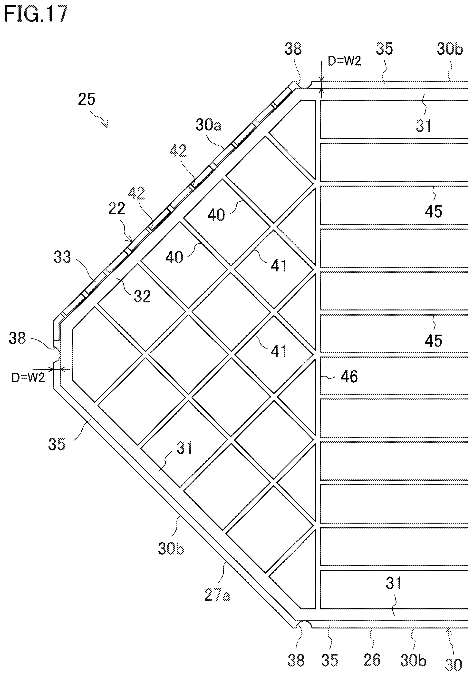 Patent US12305934 Figure 17 – Heat exchanger and method for manufacturing heat exchanger
