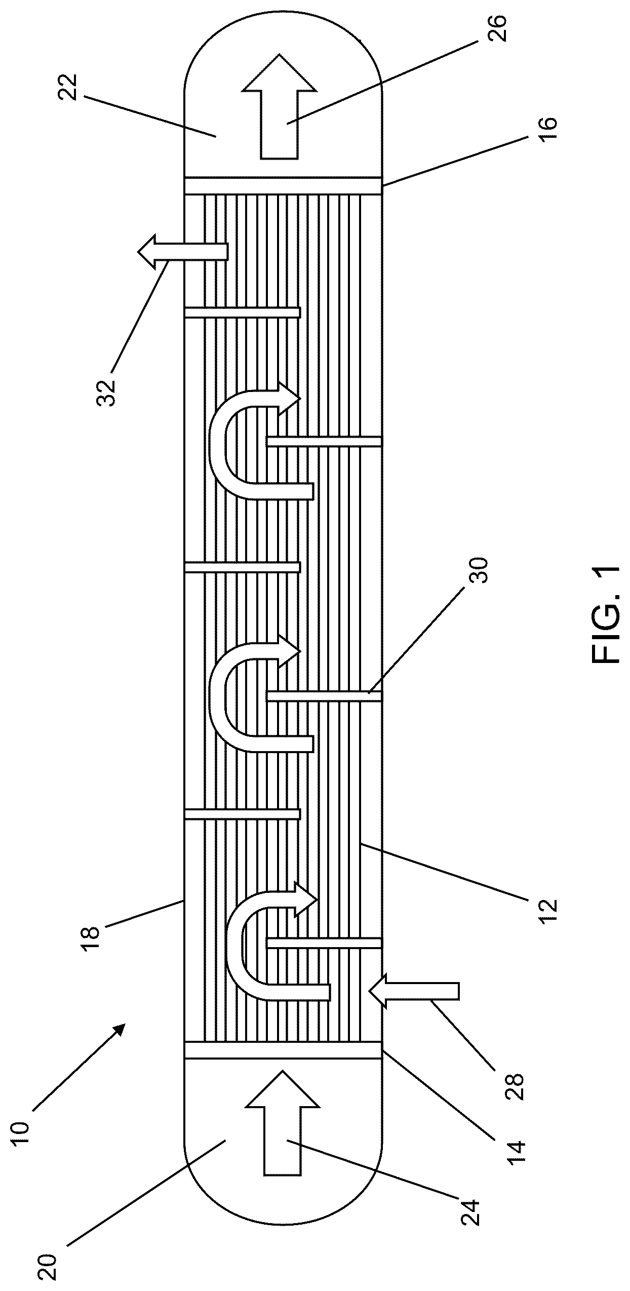 Patent US12305940 Figure 1 – Tube and tubesheet assembly with damage resistance and method for protecting tube and tubesheet assemblies from damage