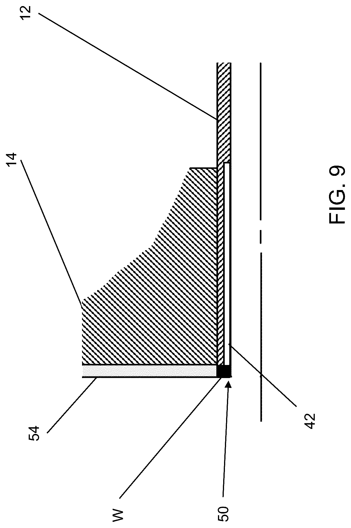 Patent US12305940 Figure 8 – Tube and tubesheet assembly with damage resistance and method for protecting tube and tubesheet assemblies from damage