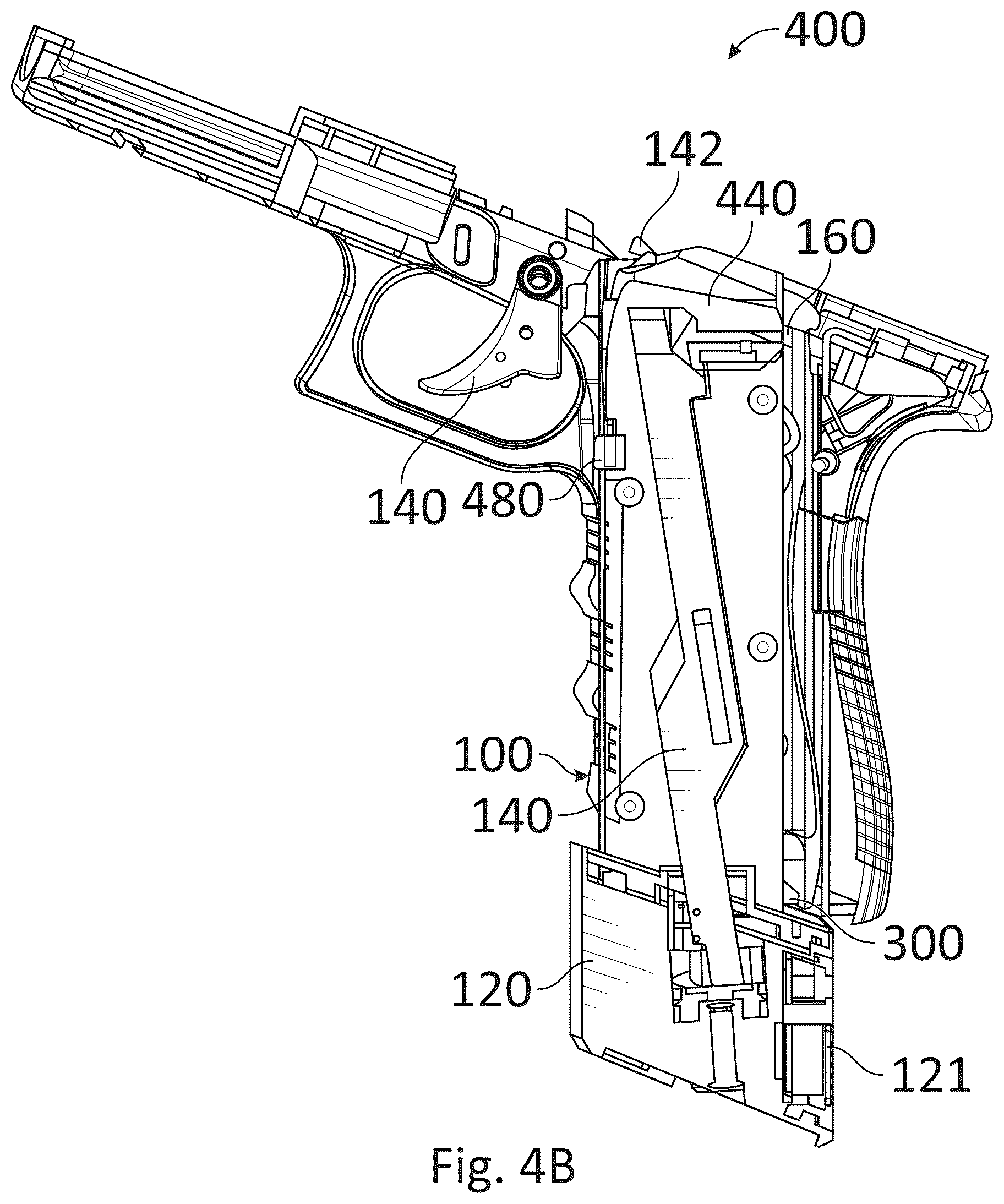 Patent US12305941 Figure 5 – Locking magazine