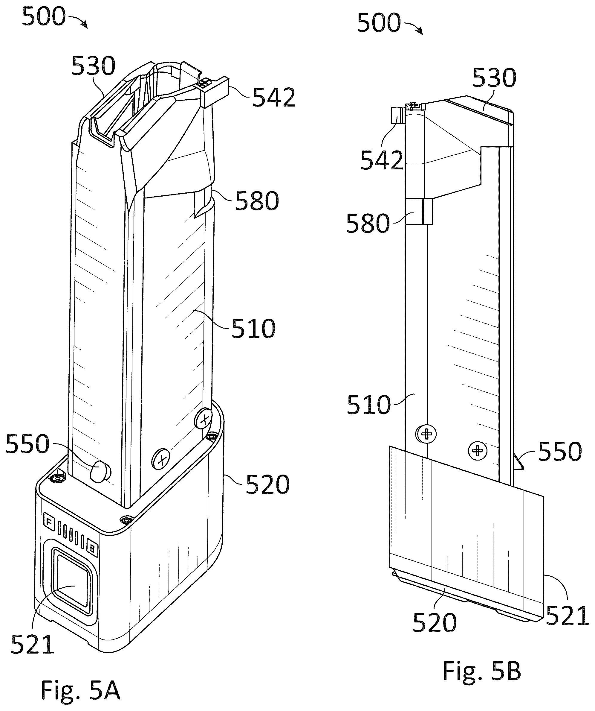 Patent US12305941 Figure 6 – Locking magazine