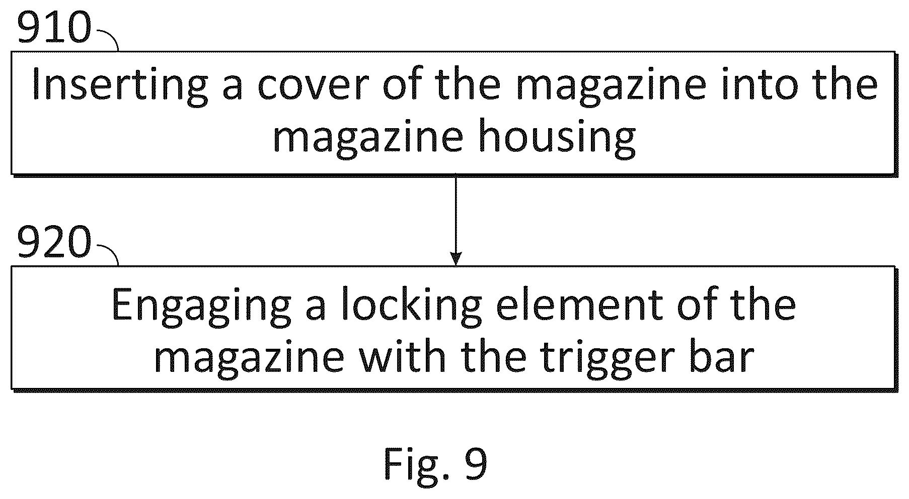 Patent US12305941 Figure 10 – Locking magazine