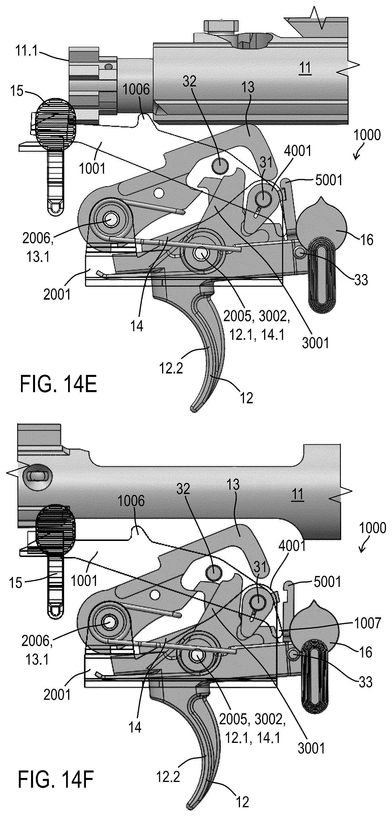 Patent US12305943 Figure 16 – Firearm operating mechanisms and bolt release