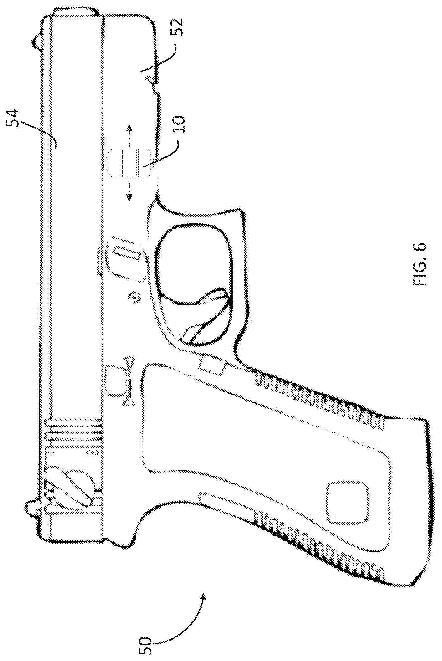 Patent US12305947 Figure 2 – Off-trigger finger rest for firearms