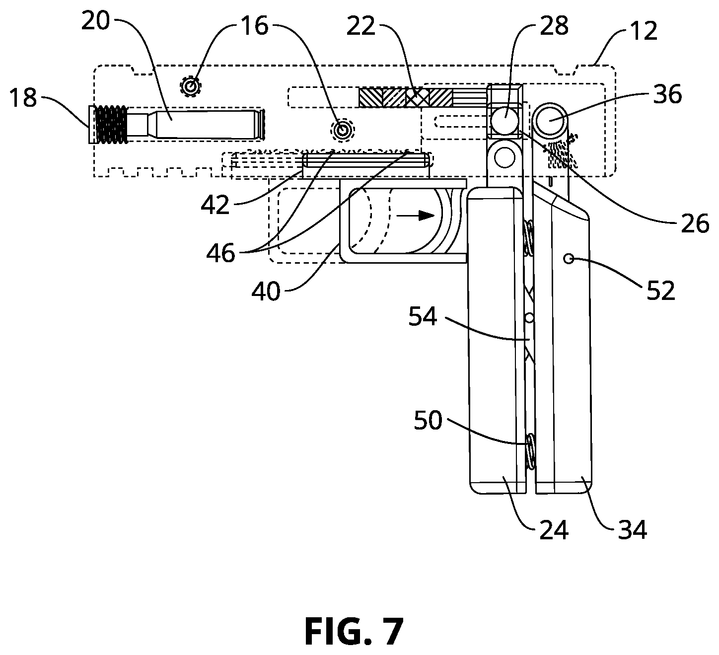 Patent US12305948 Figure 4 – Grip size measuring tool